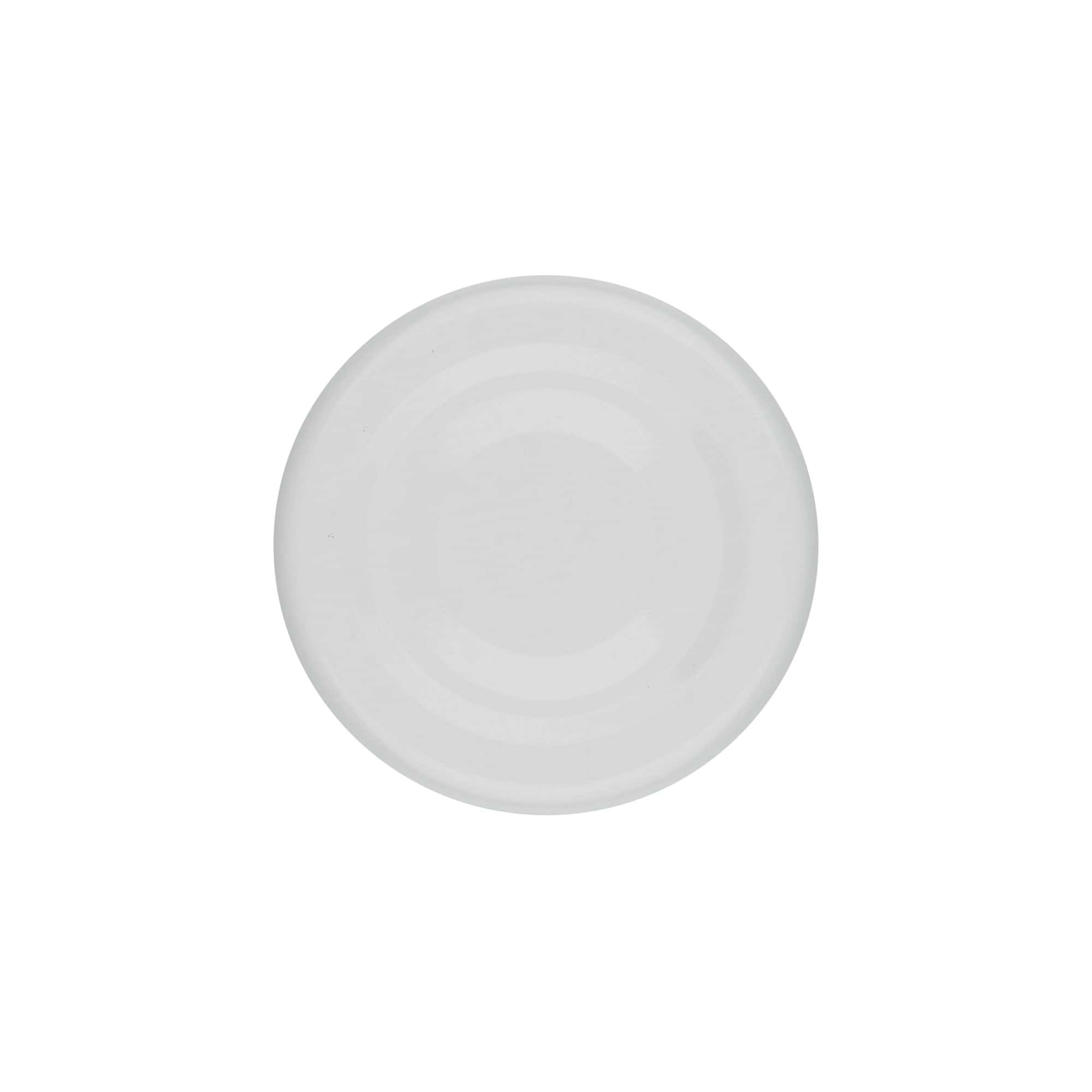 Twist-off-lokk, hvitblekk, hvit, for åpning: TO 43