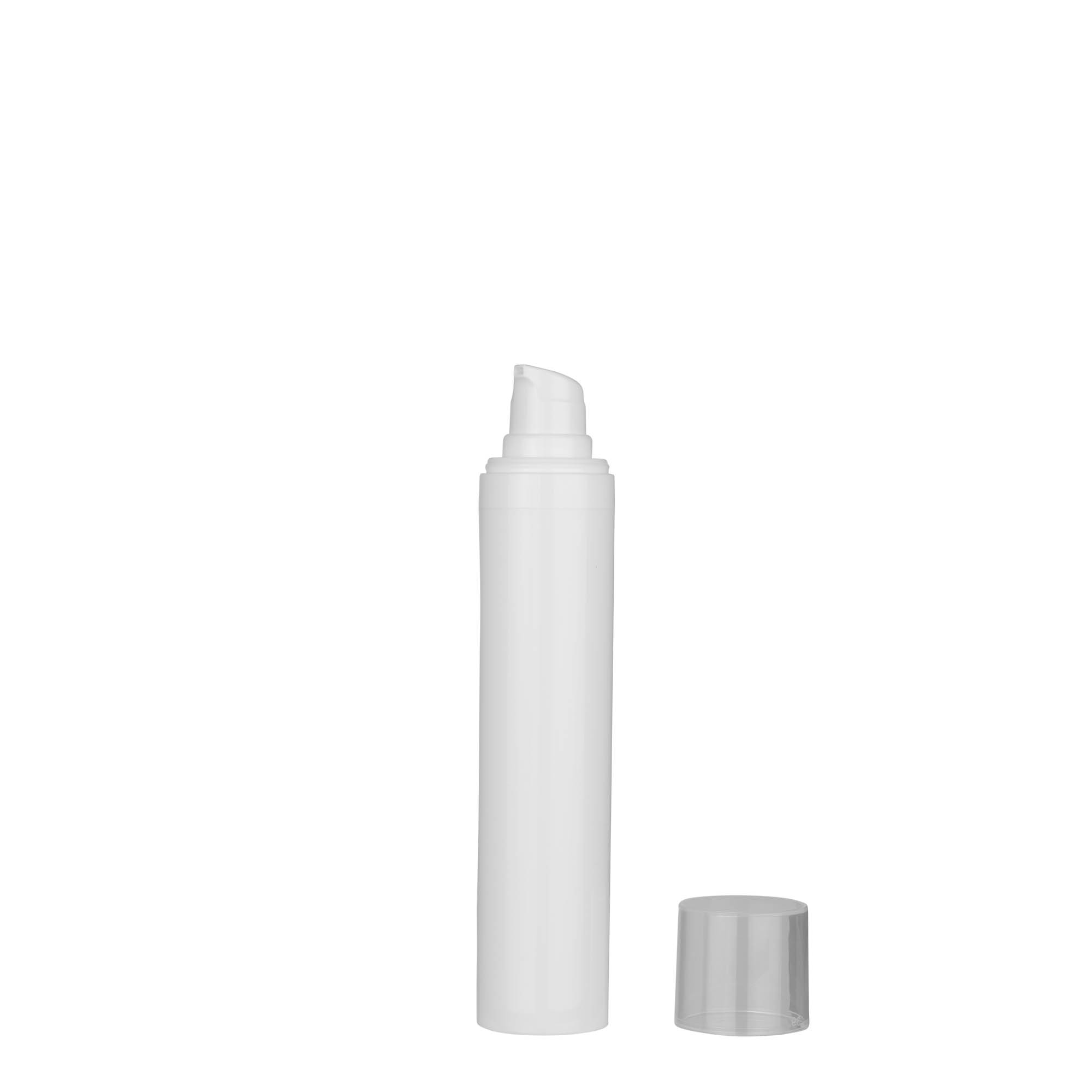 50 ml luftfri dispenser 'Micro', PP-plast, hvit