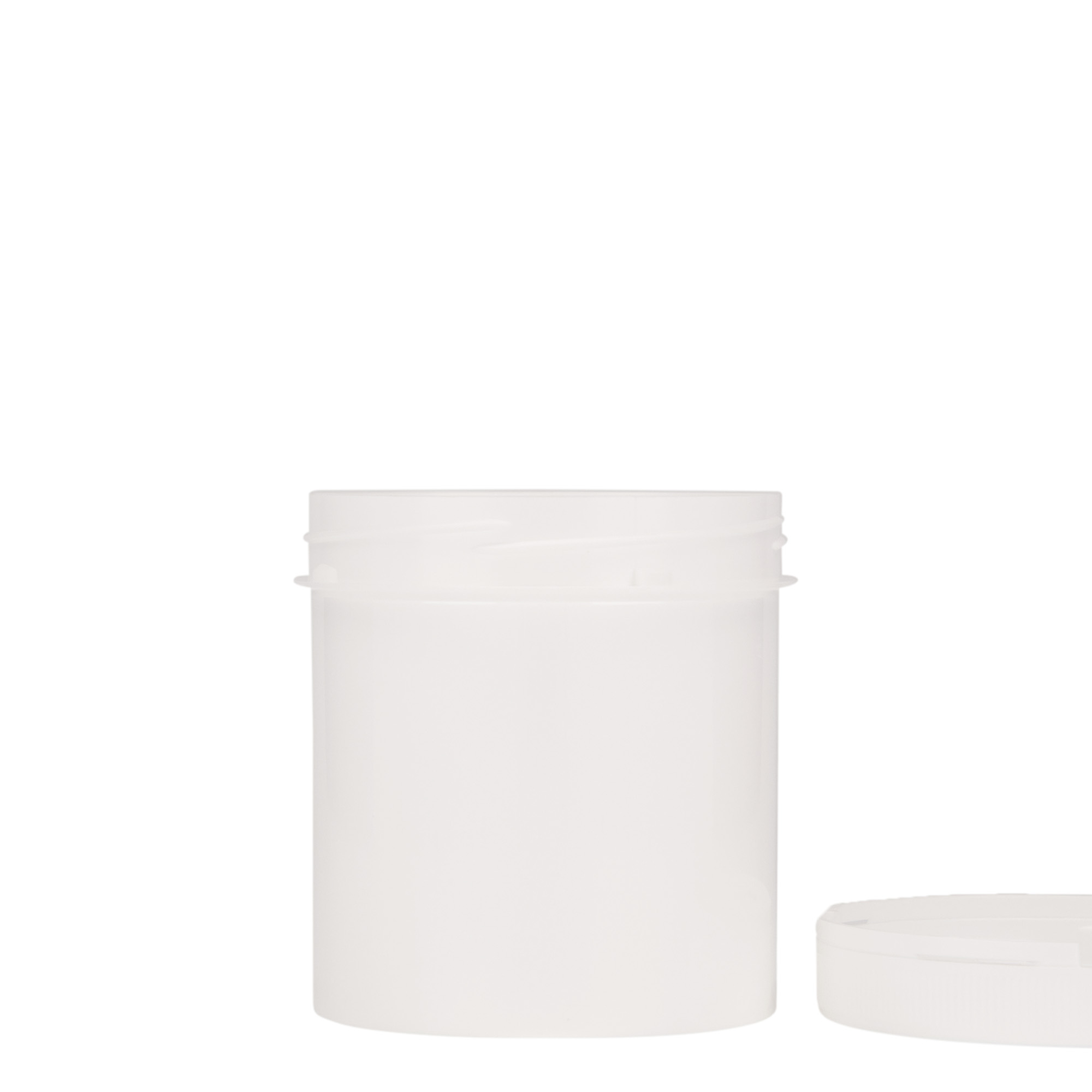 250 ml plastboks 'Securilock', PP, hvit, åpning: skrukork 250 ml plastboks 'Securilock', PP, hvit, åpning: skrukork