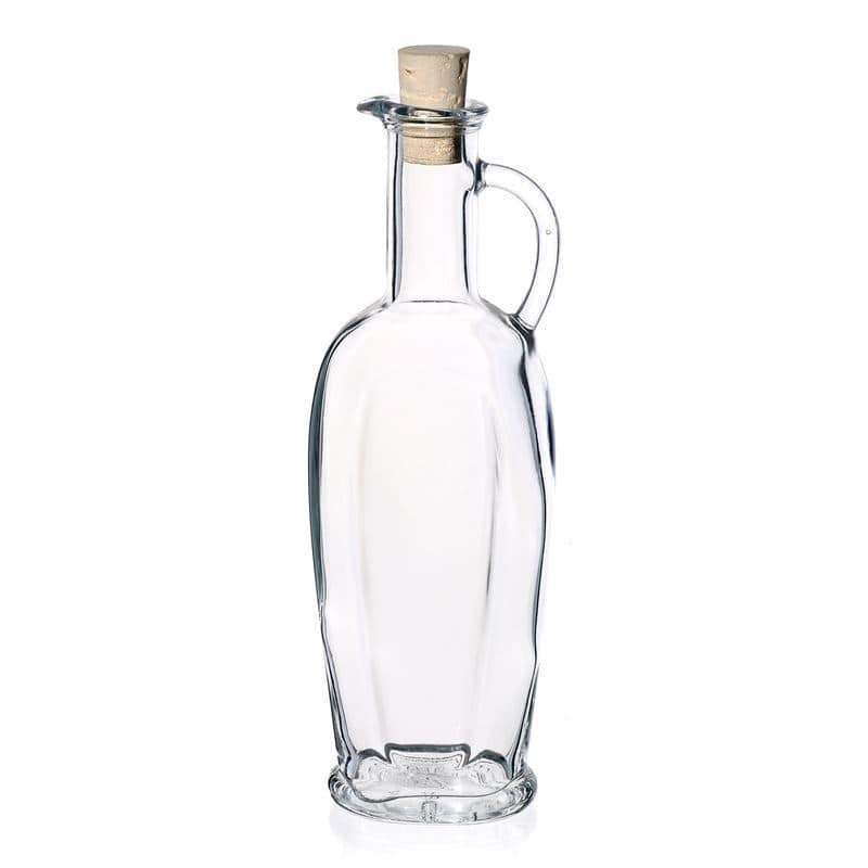 250 ml glassflaske "Eleganta", oval, åpning: Kork 250 ml glassflaske "Eleganta", oval, åpning: Kork