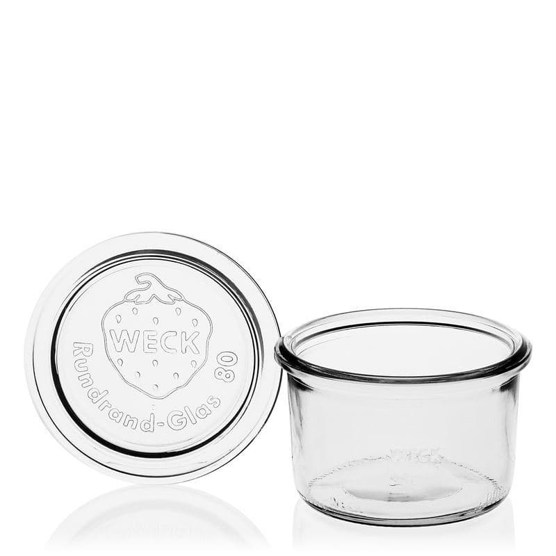 200 ml WECK-glasskrukke, åpning: rund kant