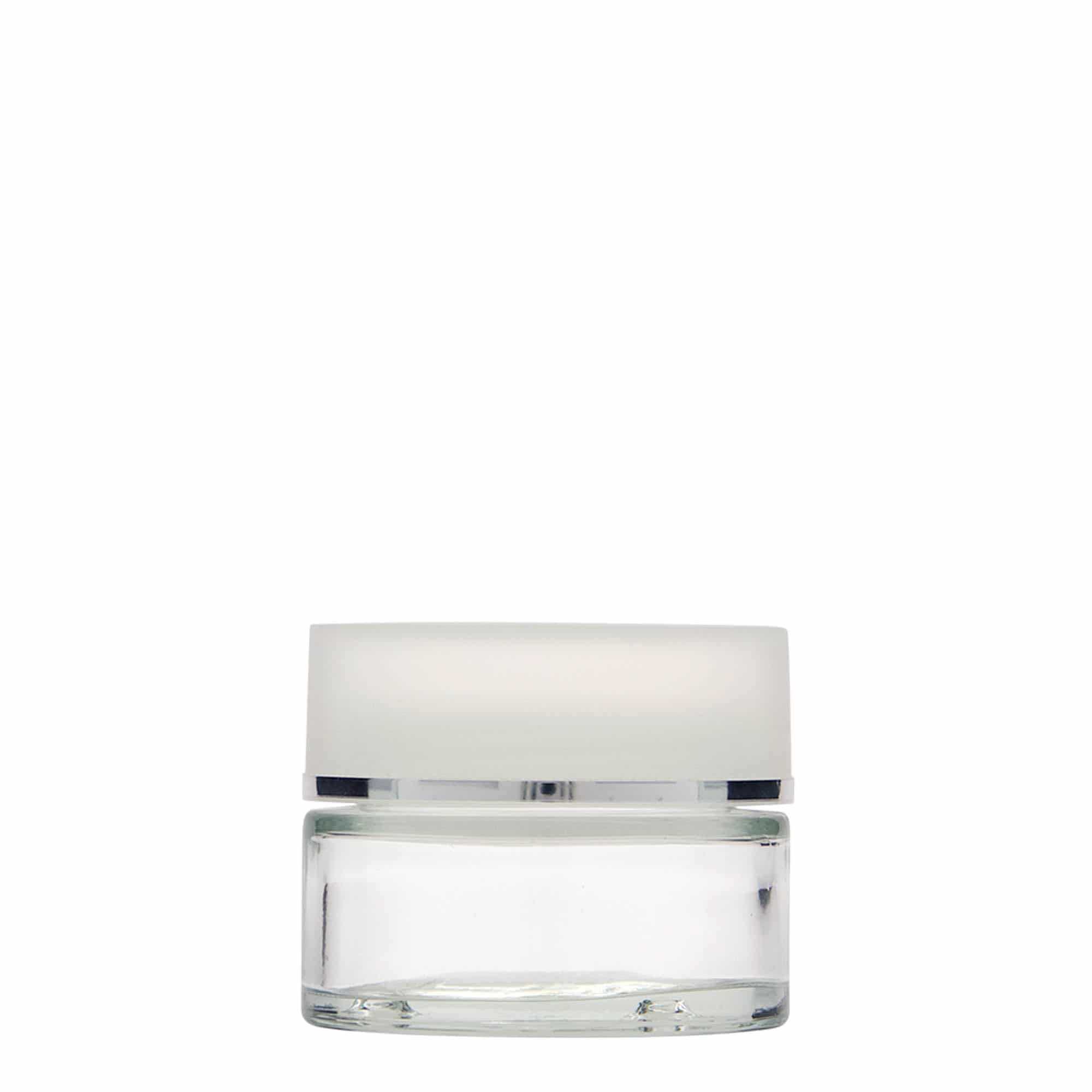 50 ml krukke "Clear Edition", glass, åpning: Skrulokk
