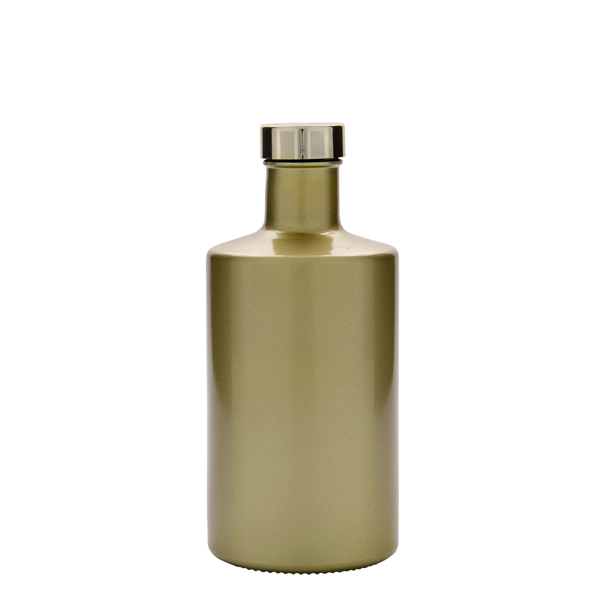 500 ml glassflaske 'Caroline', gull, åpning: GPI 33