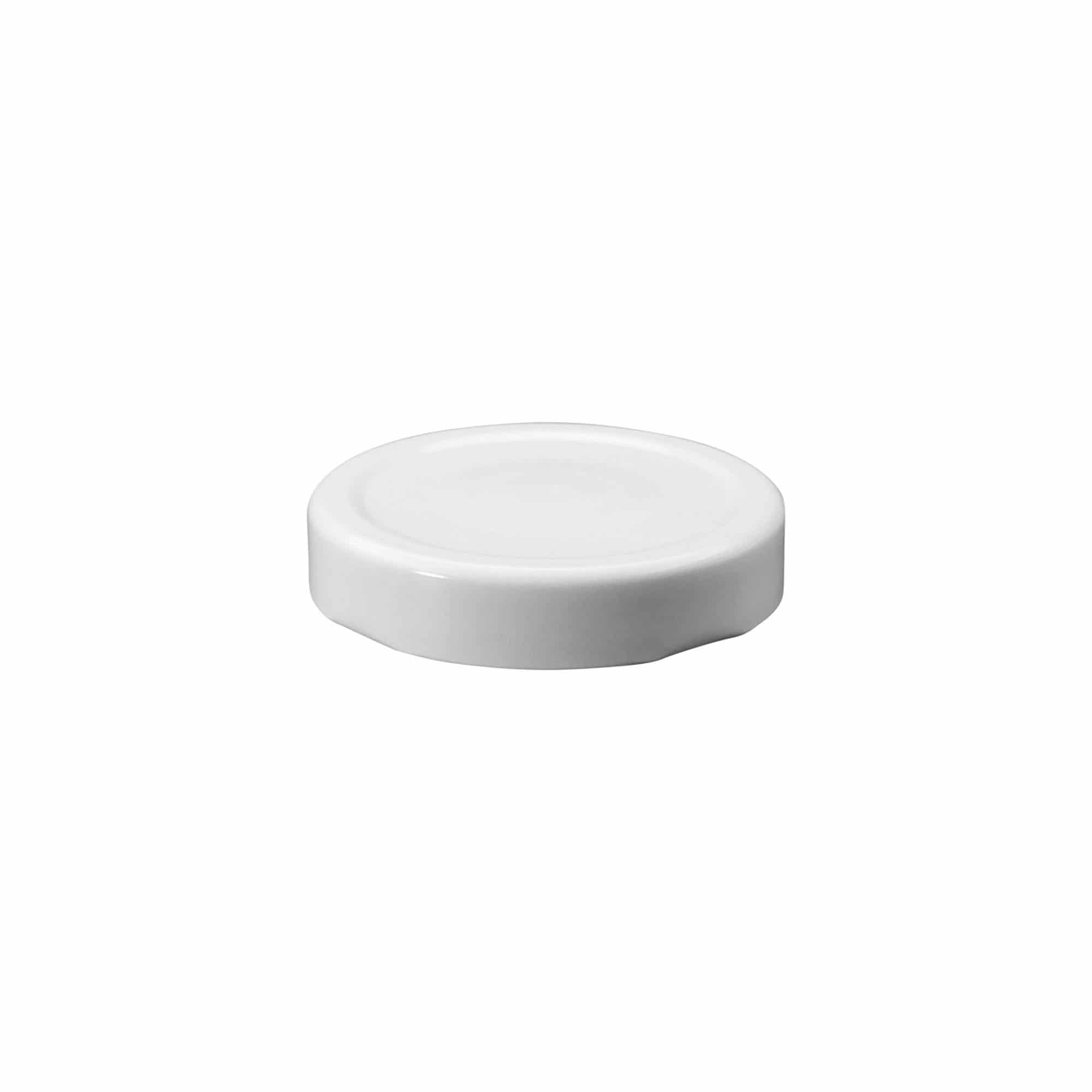Deep-Twist-Off-lokk, hvit blikkplate, hvit, for åpning: Deep-TO 66 Deep-Twist-Off-lokk, hvit blikkplate, hvit, for åpning: Deep-TO 66
