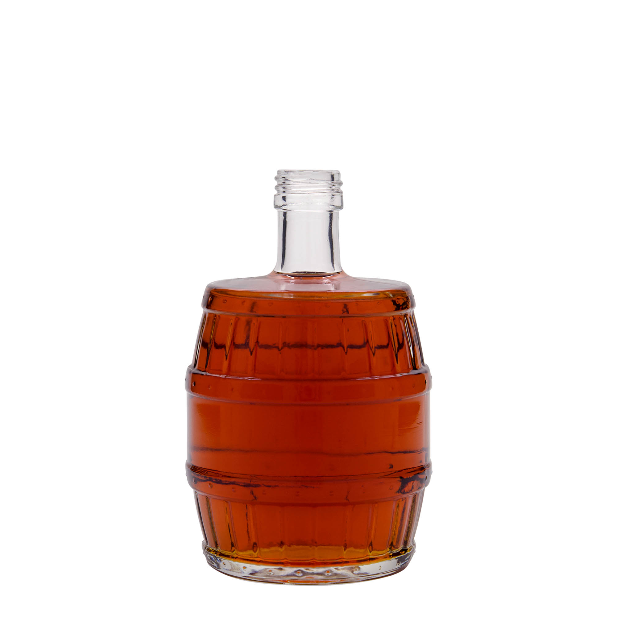 500 ml glassflaske 'Tønne', åpning: PP 28 500 ml glassflaske 'Tønne', åpning: PP 28