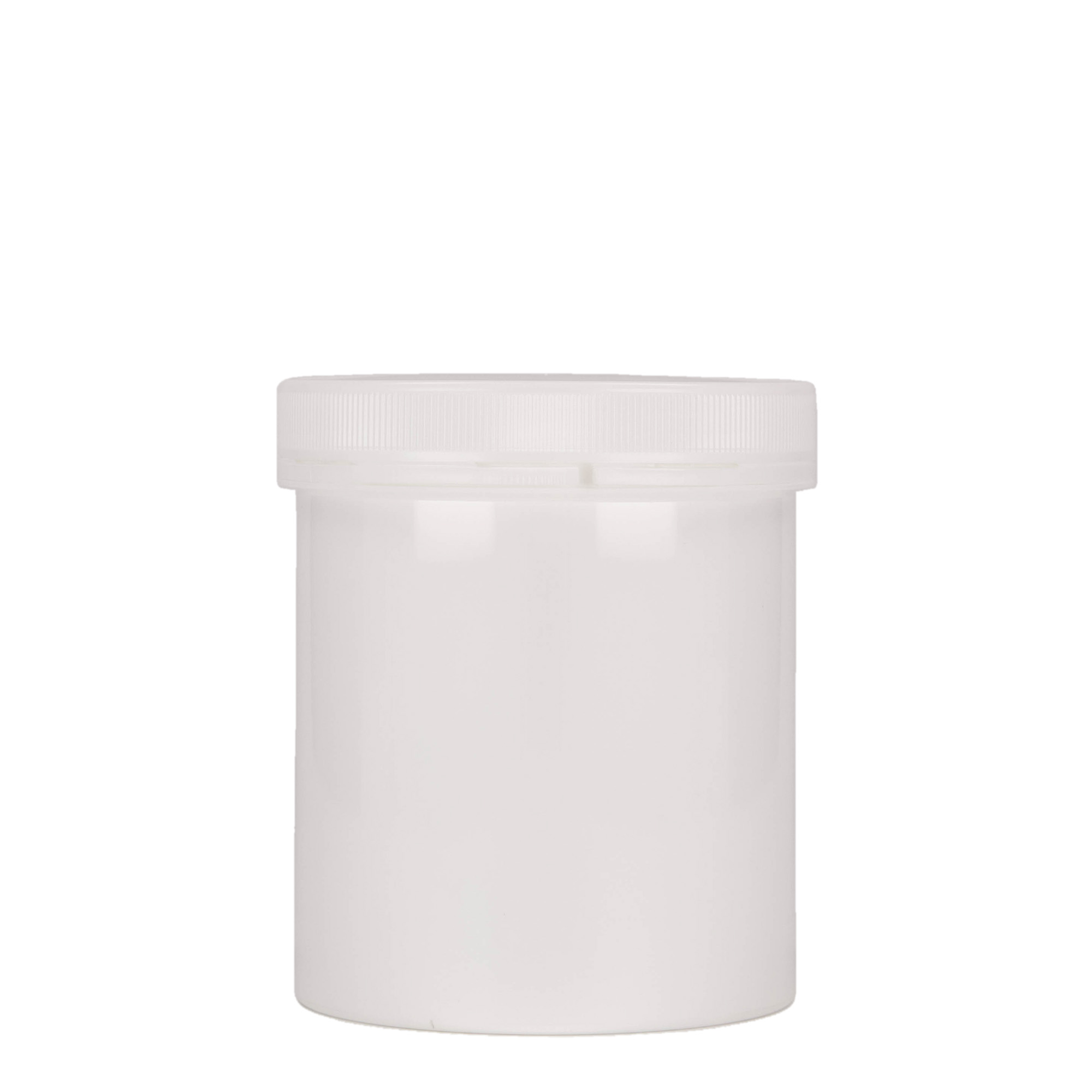 500 ml plastboks "Securilock", PP, hvit, åpning: Skrulokk