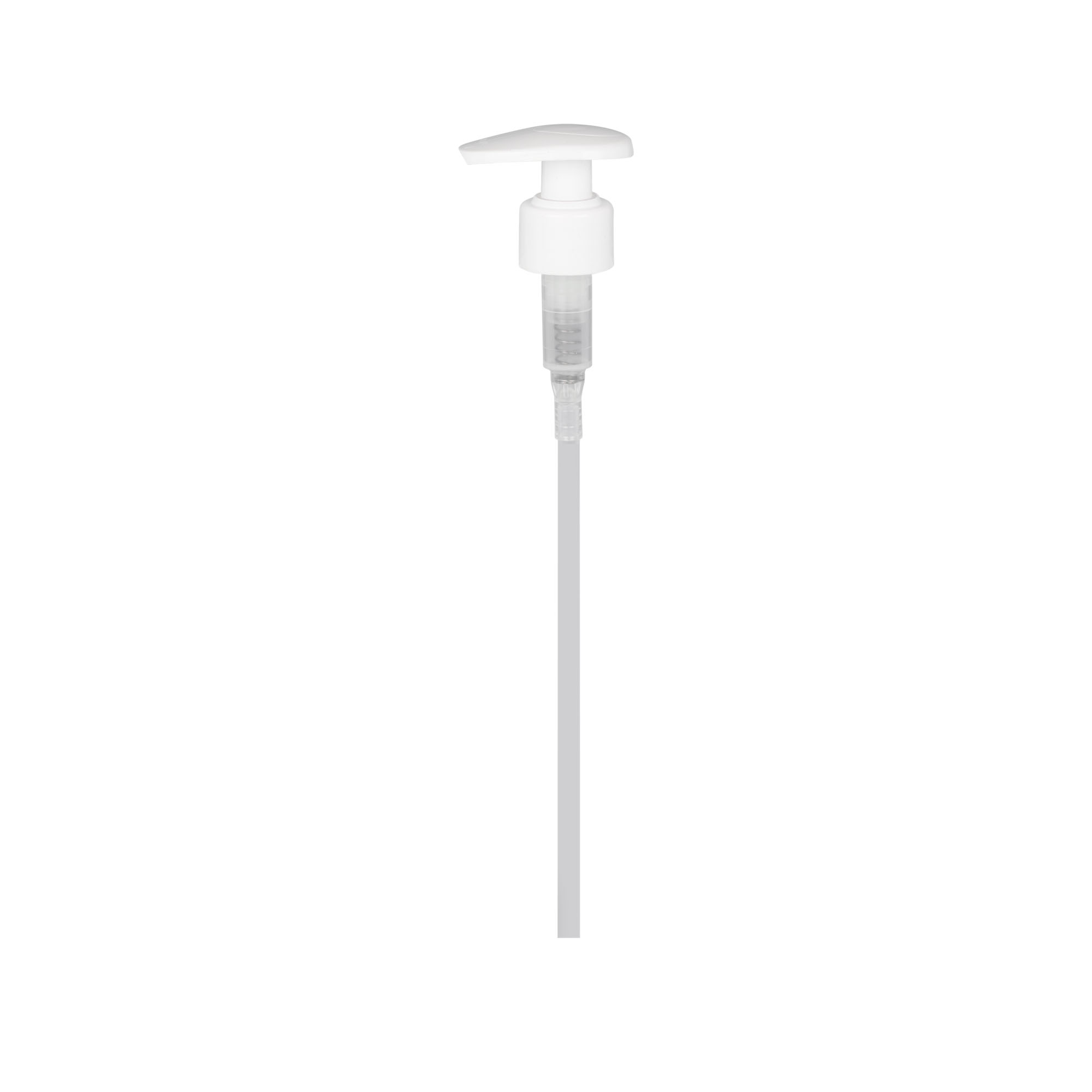 Skrukork dispenserpumpe, PP-plast, hvit, for åpning: 24/410