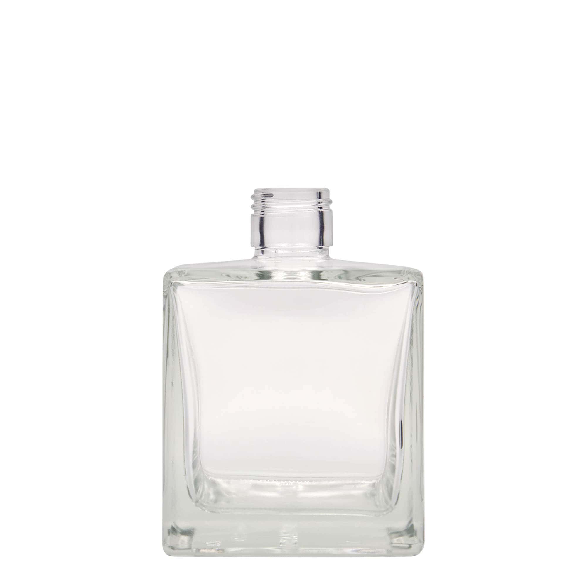 500 ml glassflaske "Cube", kvadratisk, åpning: PP 28 500 ml glassflaske "Cube", kvadratisk, åpning: PP 28