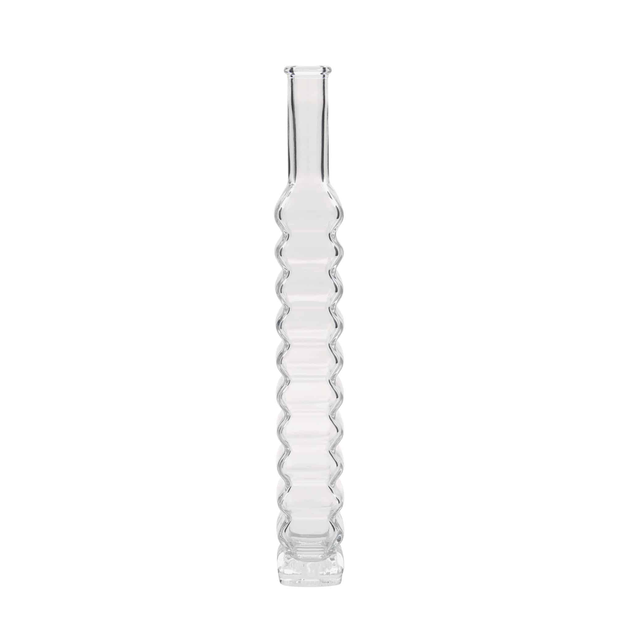 200 ml glassflaske "Roma, kvadratisk, åpning: Kork 200 ml glassflaske "Roma, kvadratisk, åpning: Kork