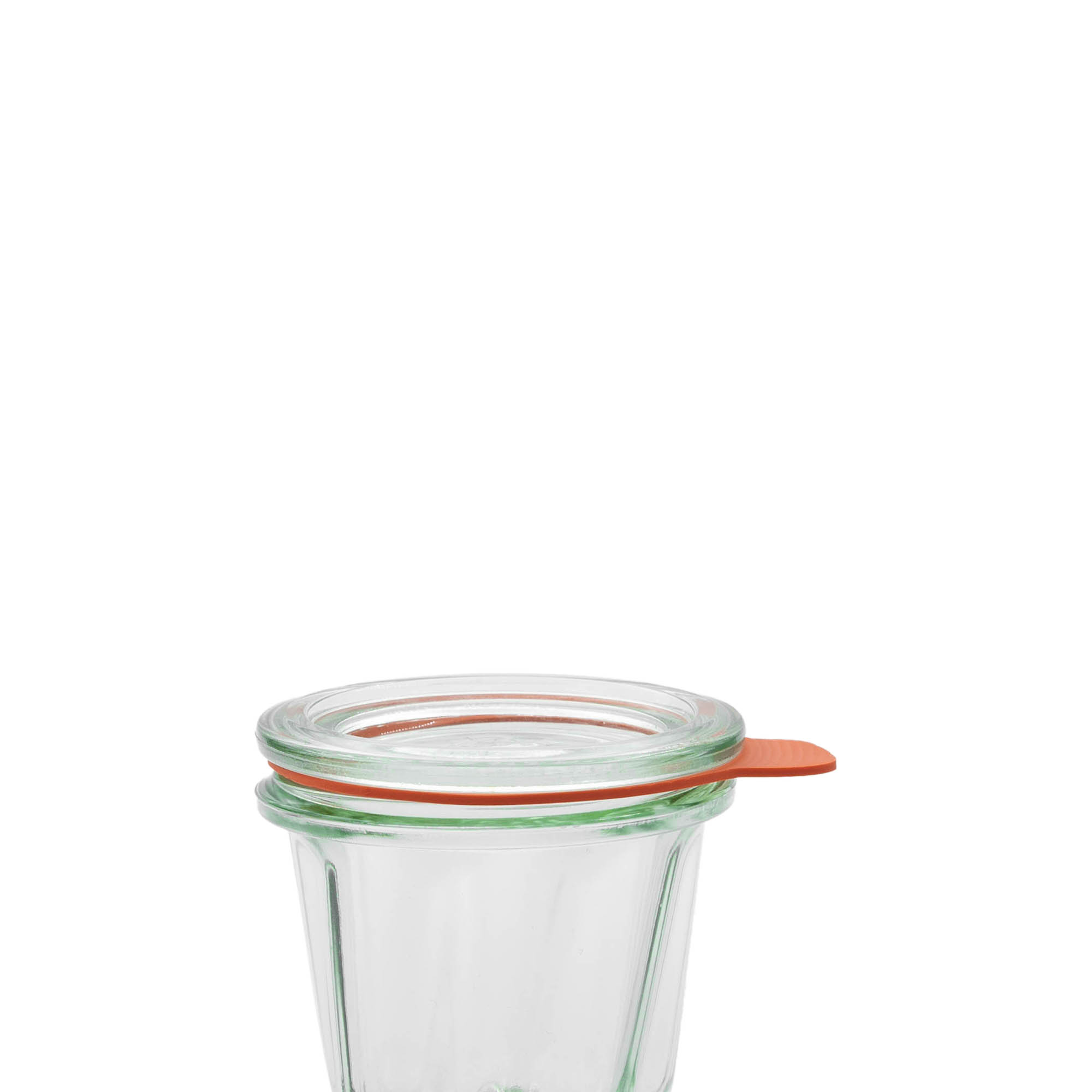 WECK-innkokingsring RR60 #, rød, åpning: rund kant