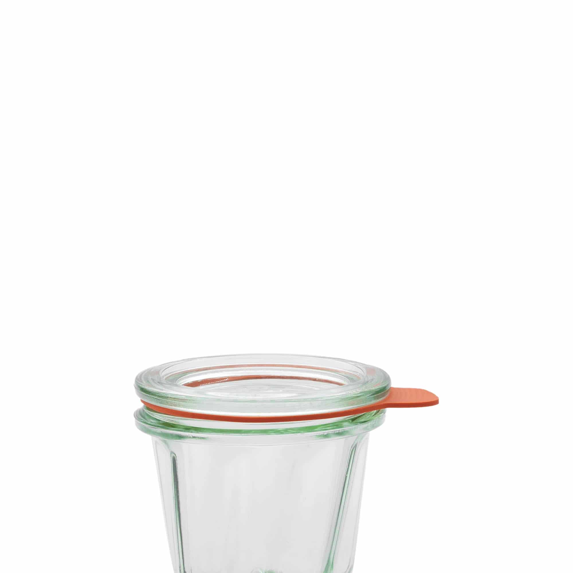 WECK-innkokingsring RR60 #, rød, åpning: rund kant