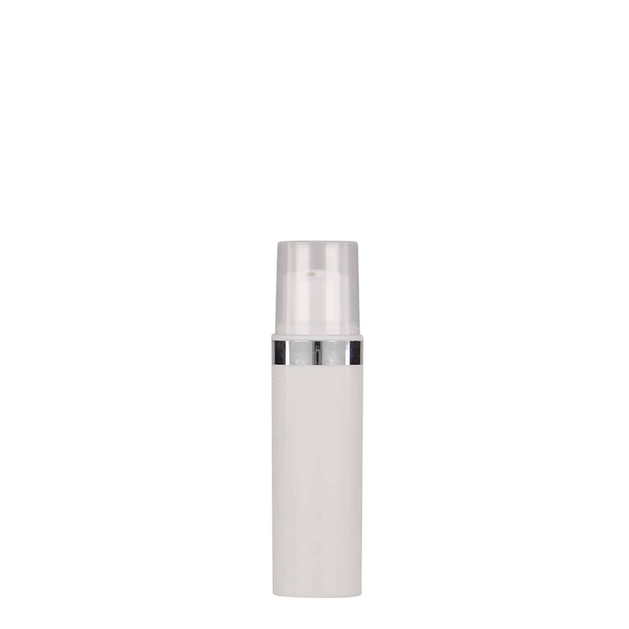 10 ml Airless Dispenser "Nano", PP-plast, hvit