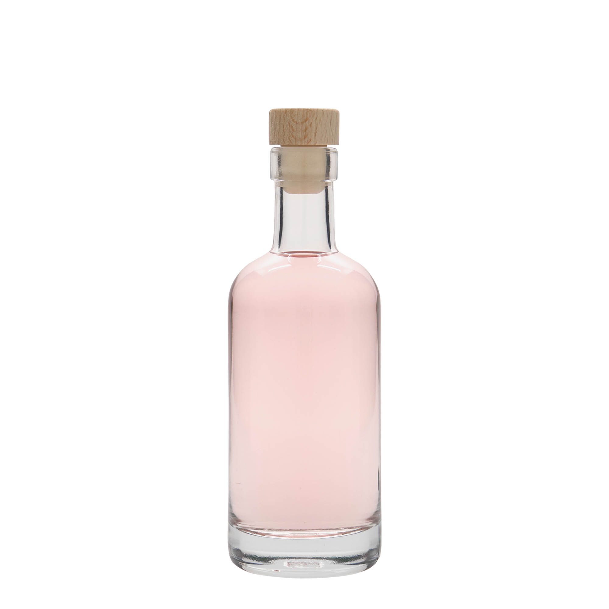 250 ml glassflaske 'Linea Uno', åpning: kork