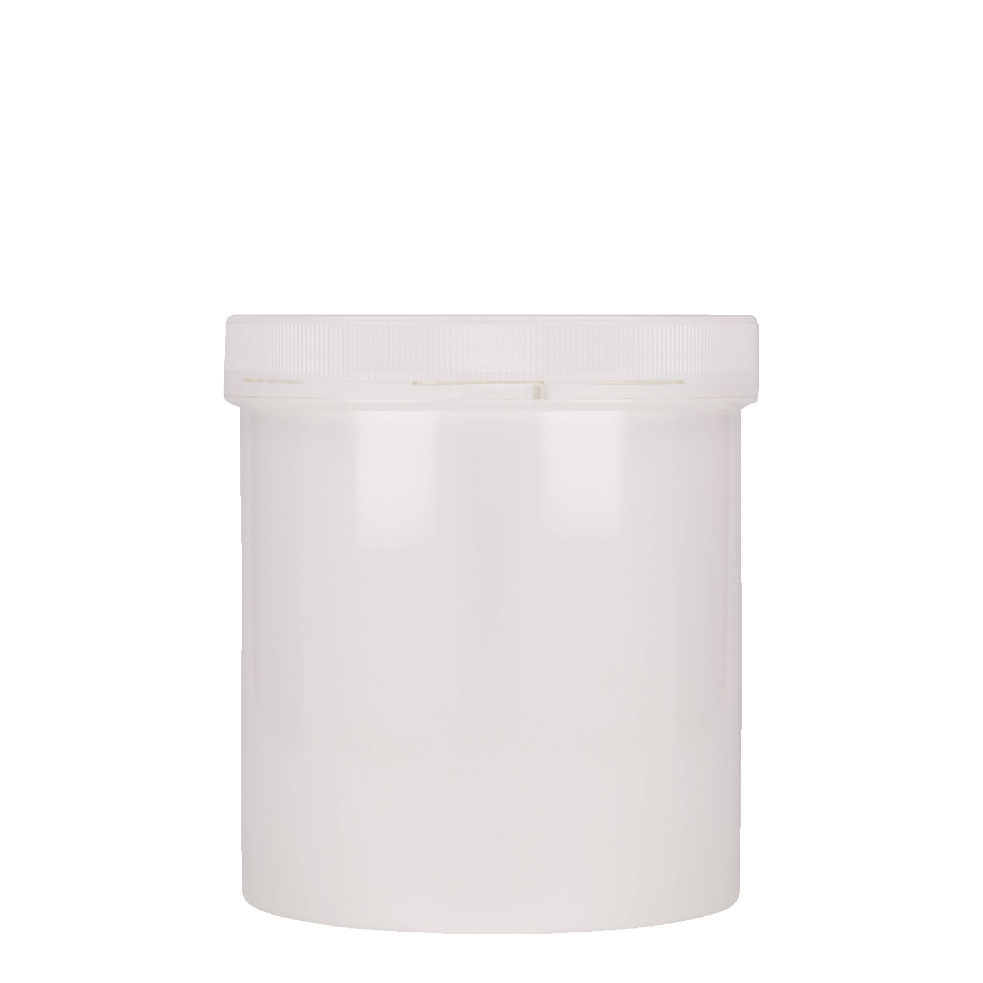 1.000 ml plastboks 'Securilock', PP, hvit, åpning: skrukork