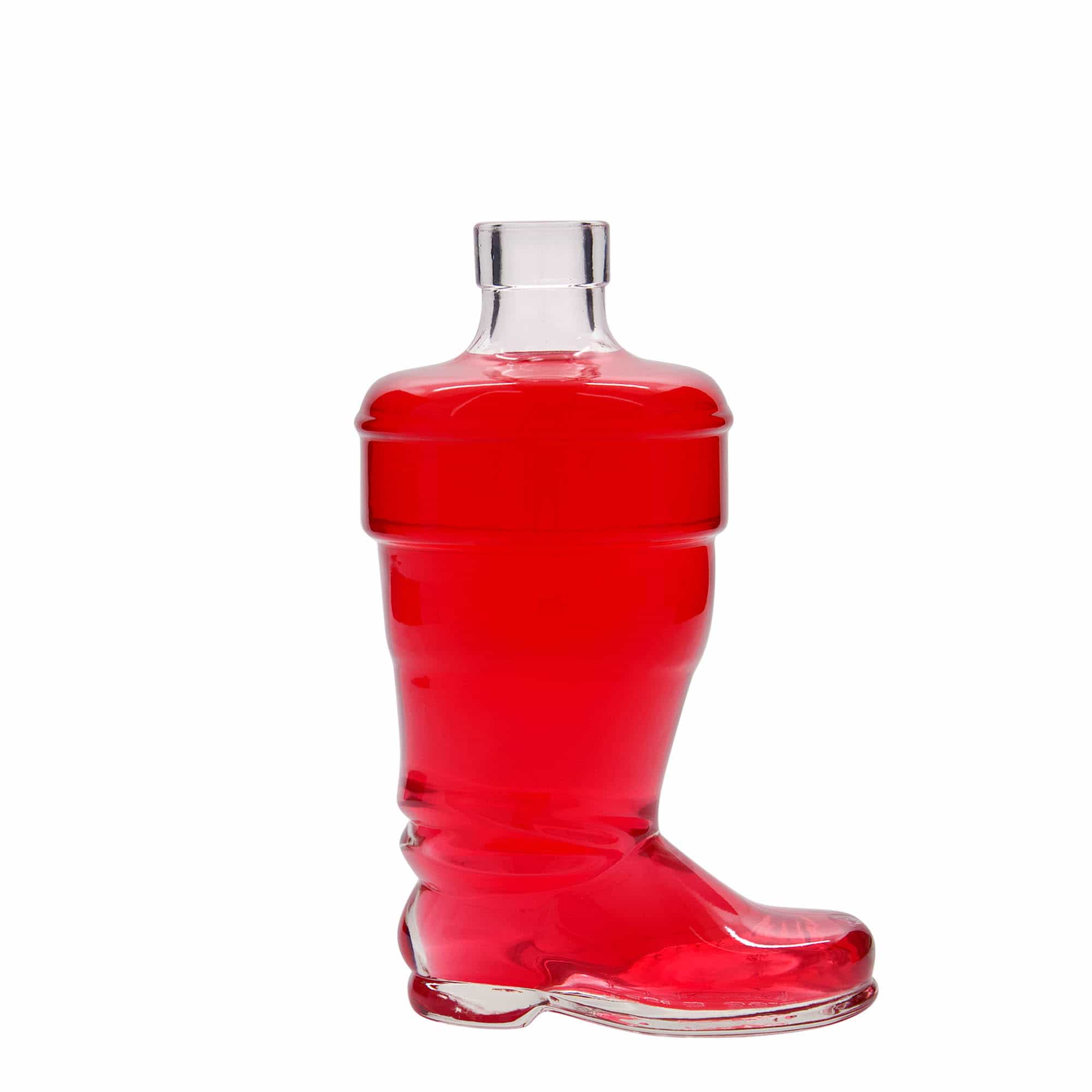350 ml glassflaske "støvel", åpning: Kork