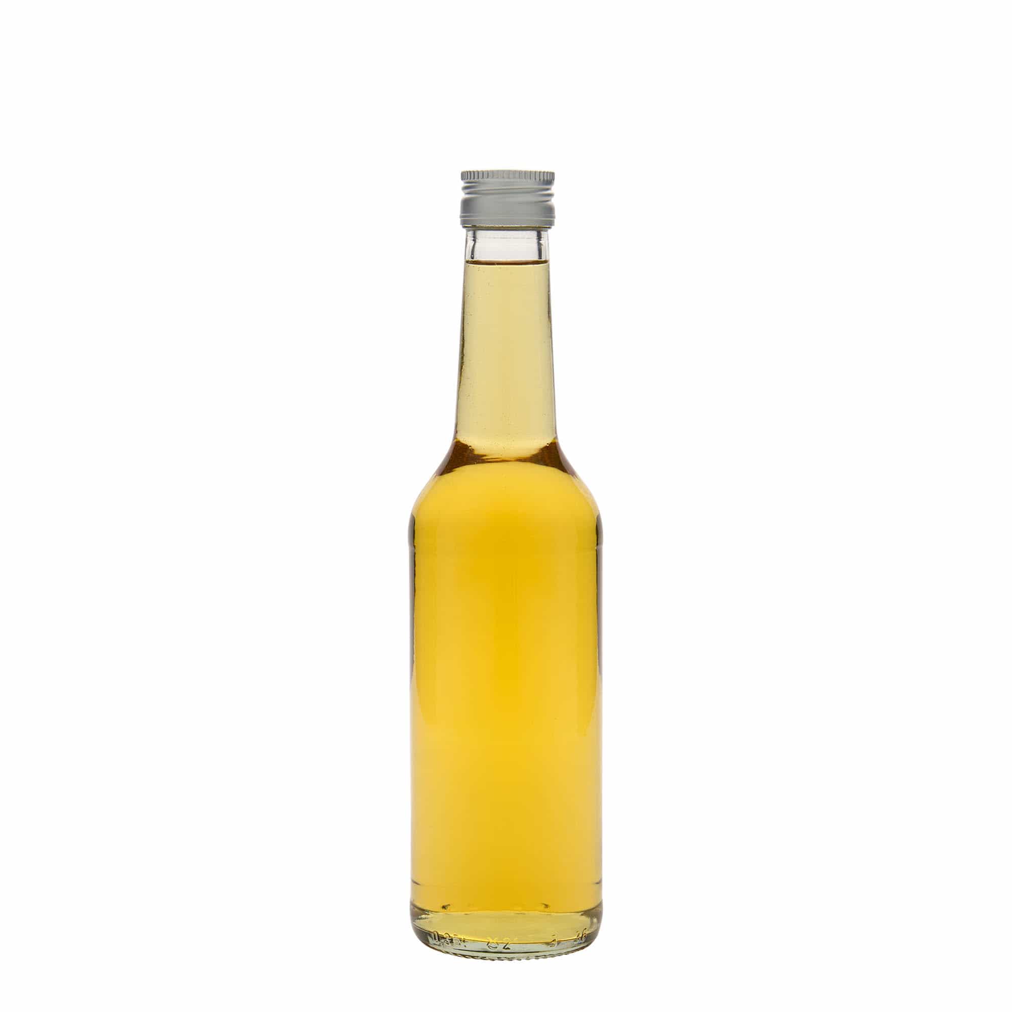 350 ml glassflaske med rett hals, åpning: PP 28