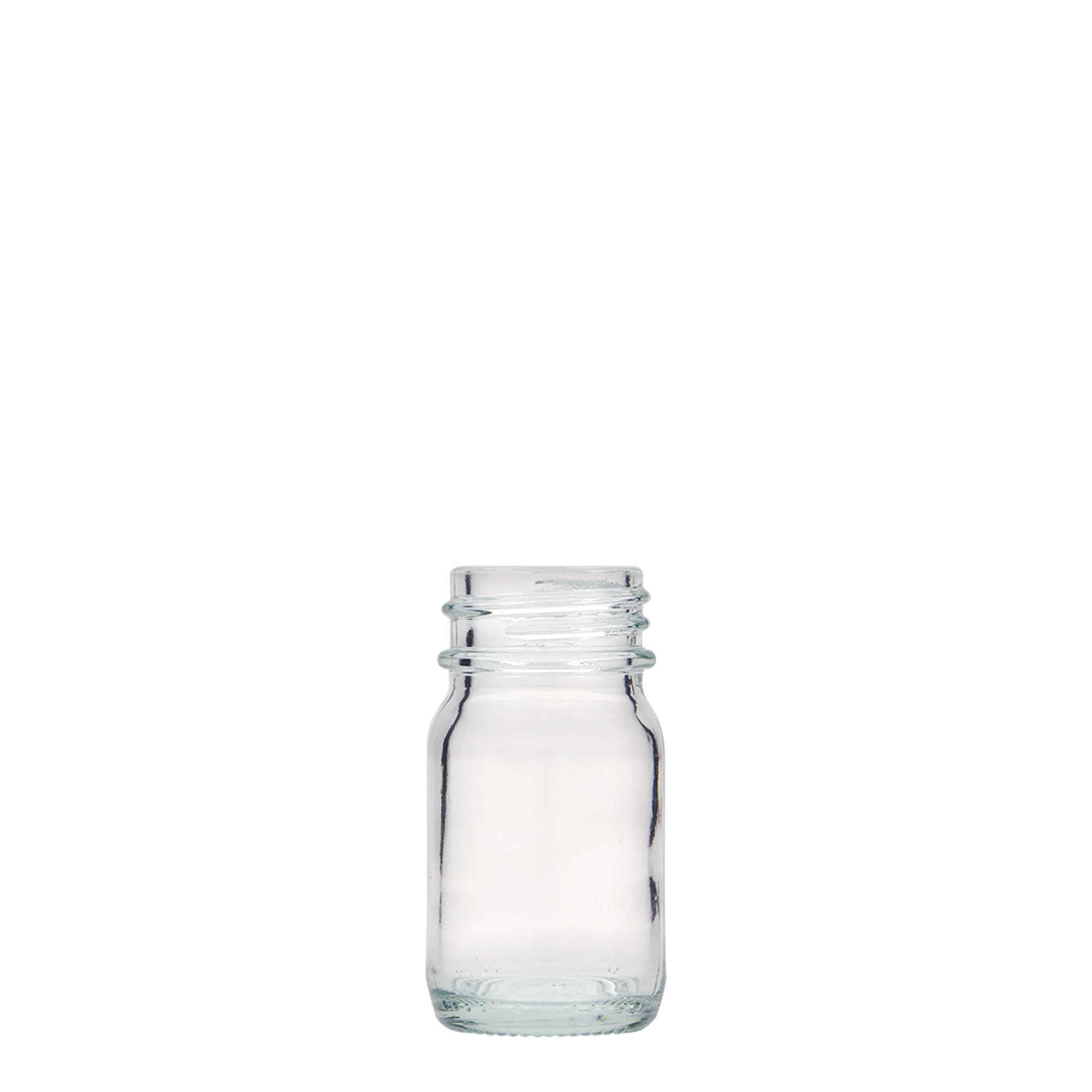 30 ml vidhalsglass, åpning: DIN 32