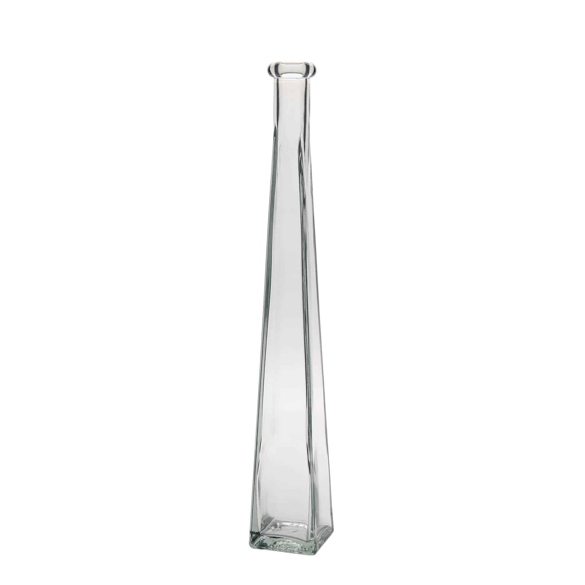 200 ml glassflaske "Dama Quadrato", kvadratisk, åpning: Kork