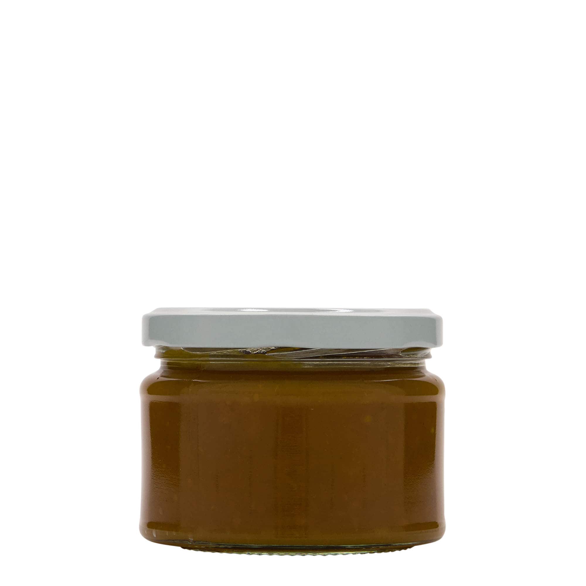 280 ml flatt rundglass, åpning: Twist-Off (TO 82)