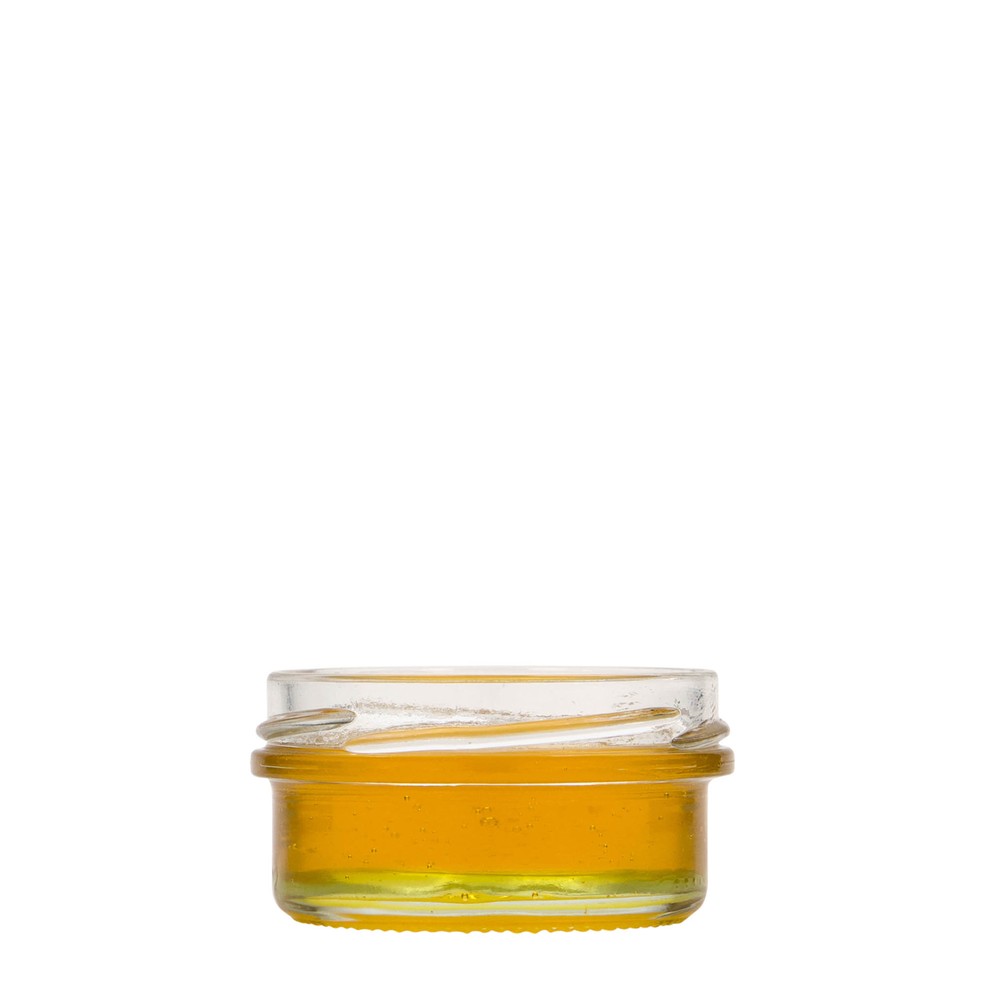 65 ml flatt nedsatt glass, åpning: Twist-Off (TO 66) 65 ml flatt nedsatt glass, åpning: Twist-Off (TO 66)