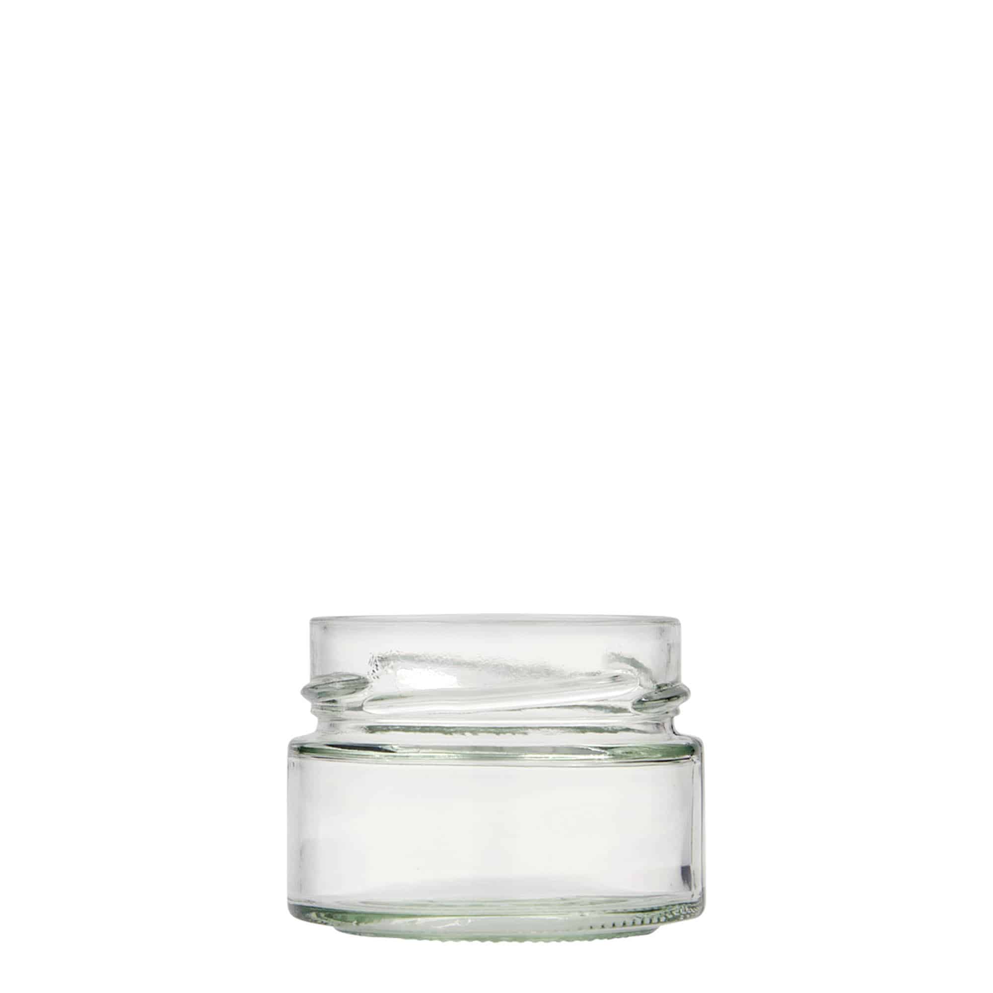 130 ml rundt glass 'Aurora', åpning: Deep-Twist-Off (DTO 66)