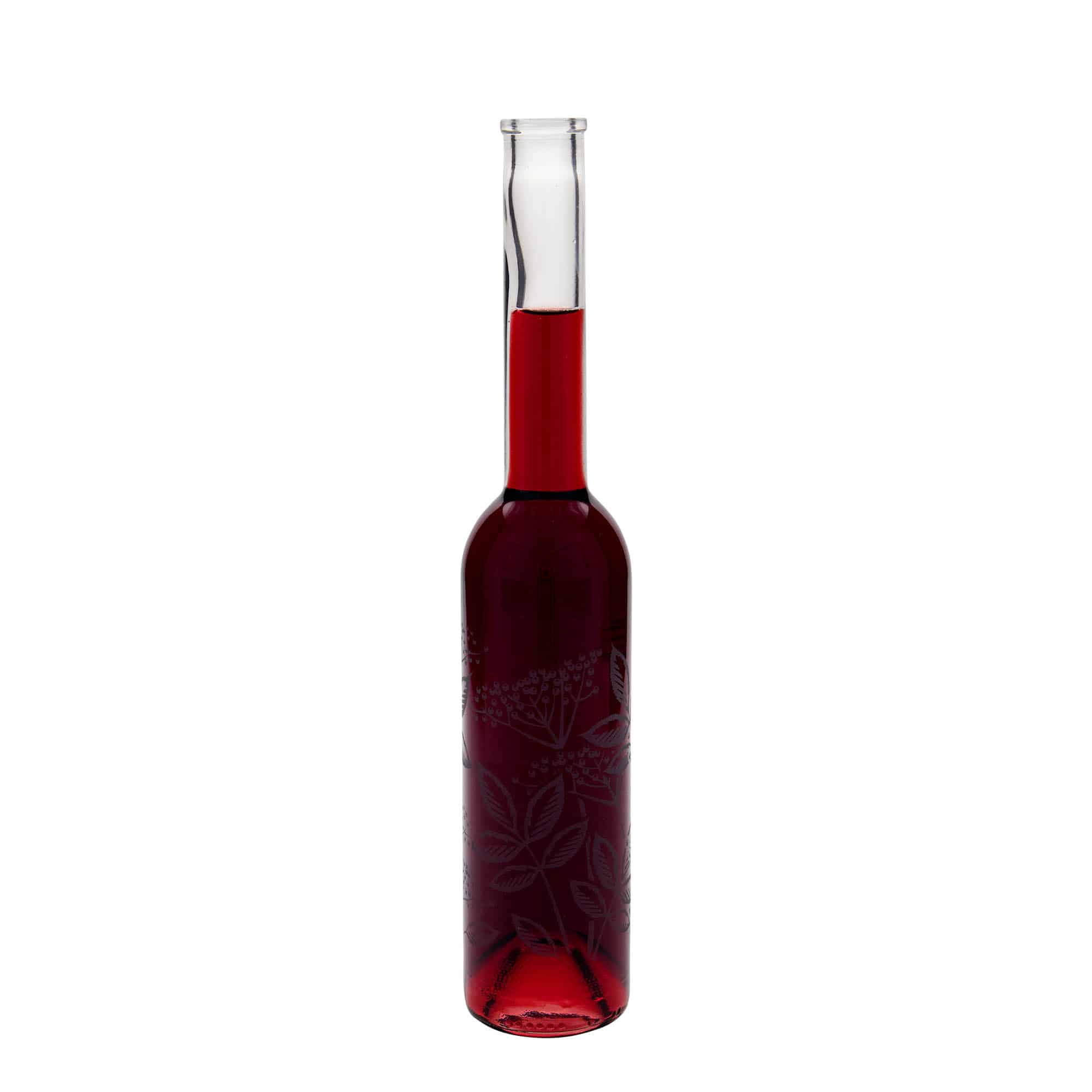 350 ml glassflaske "Opera", motiv: Hylleblomst, åpning: Kork