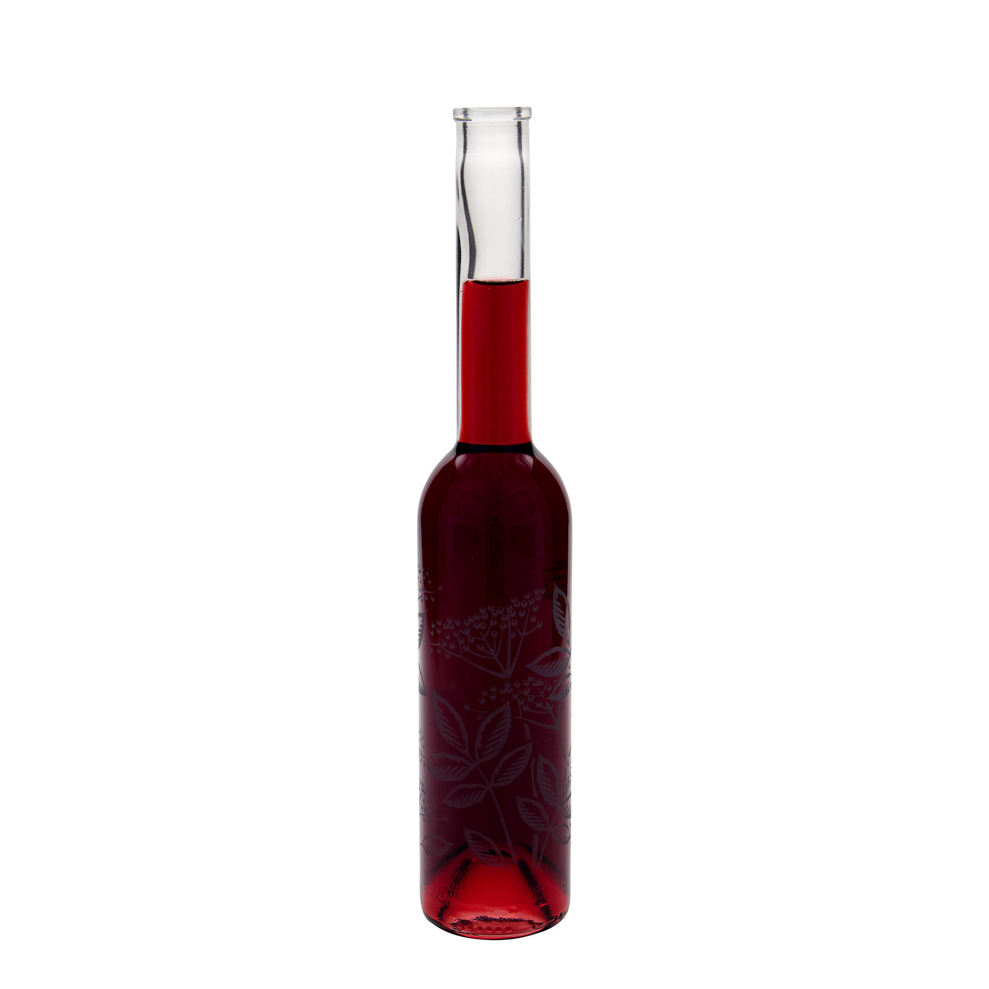350 ml glassflaske 'Opera', motiv: Hylleblomst, åpning: Kork