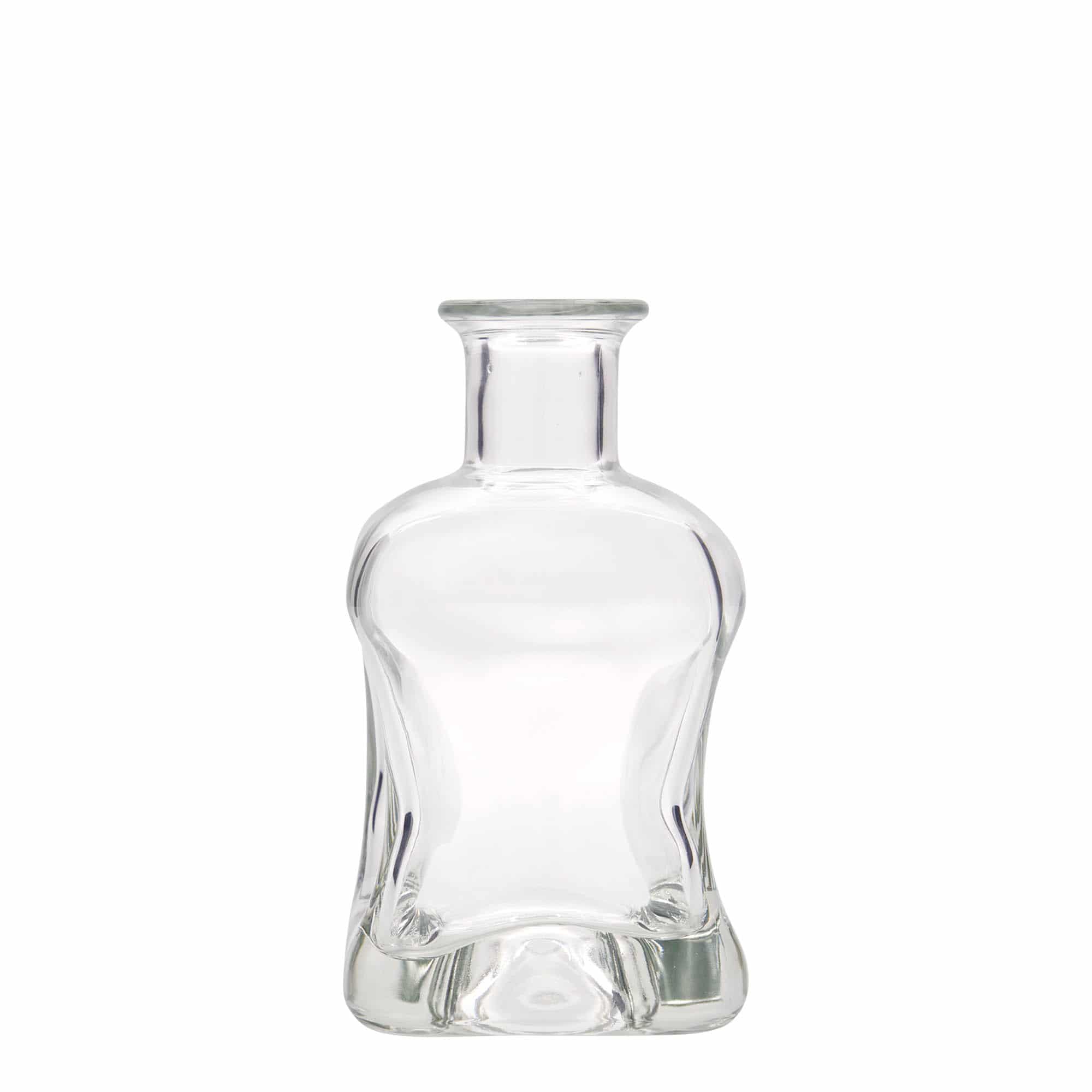 350 ml glassflaske "Dublin", kvadratisk, åpning: Kork