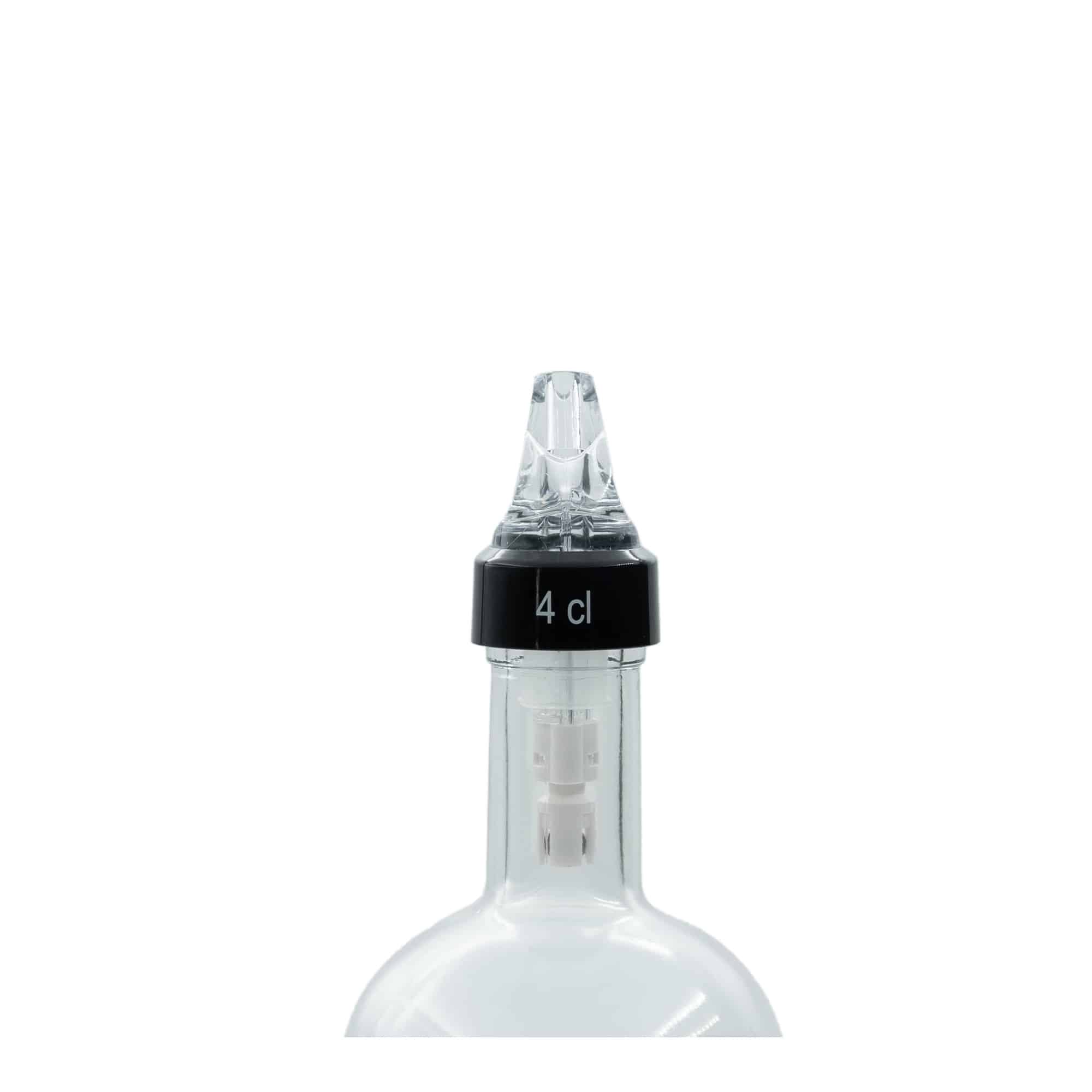 Doseringstut "Auto Pour" 4 cl, PE-plast, klar