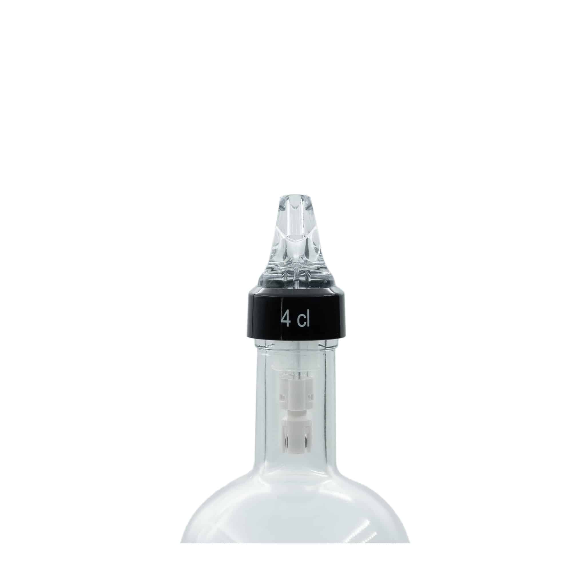 Doseringstut 'Auto Pour' 4 cl, PE-plast, klar