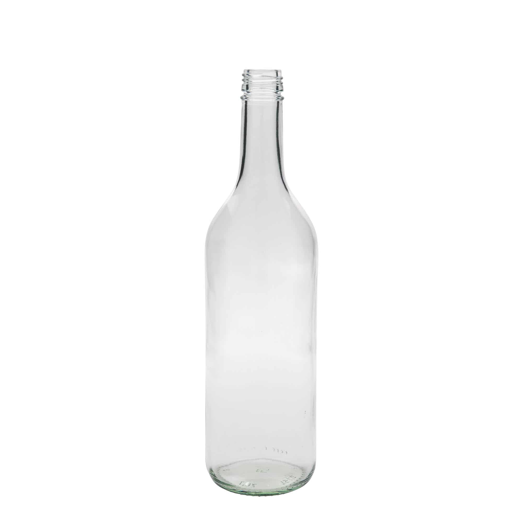750 ml glassflaske "Bordeaux", åpning: PP 28 750 ml glassflaske "Bordeaux", åpning: PP 28