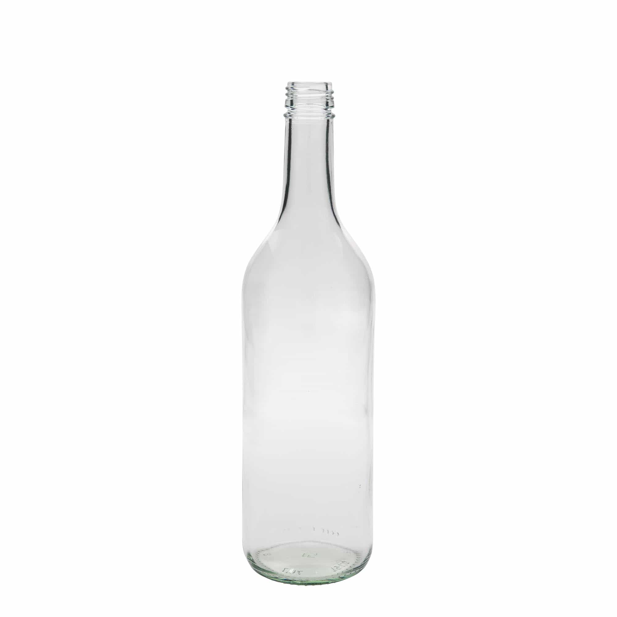750 ml glassflaske 'Bordeaux', åpning: PP 28