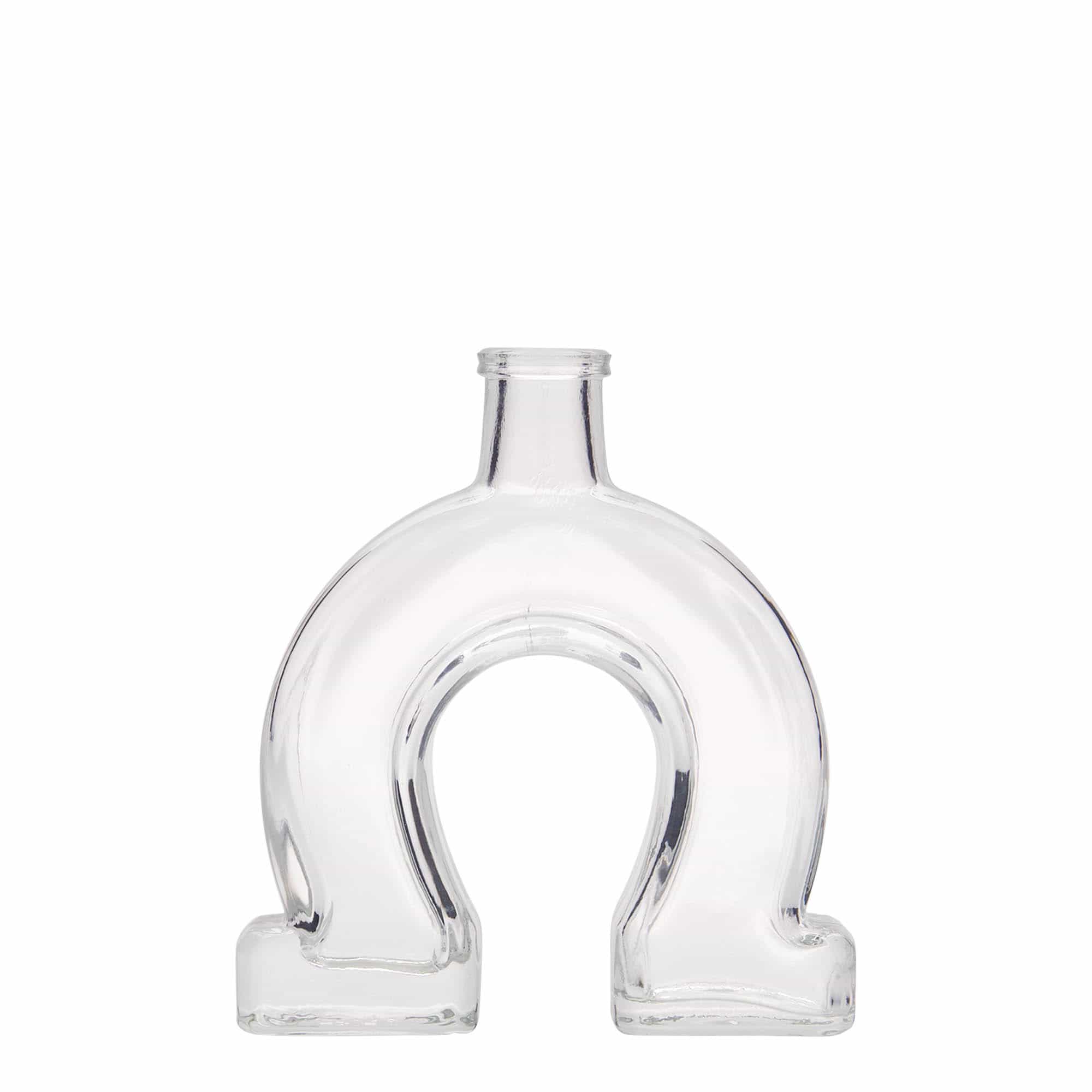 100 ml glassflaske "Hestesko", åpning: Kork 100 ml glassflaske "Hestesko", åpning: Kork