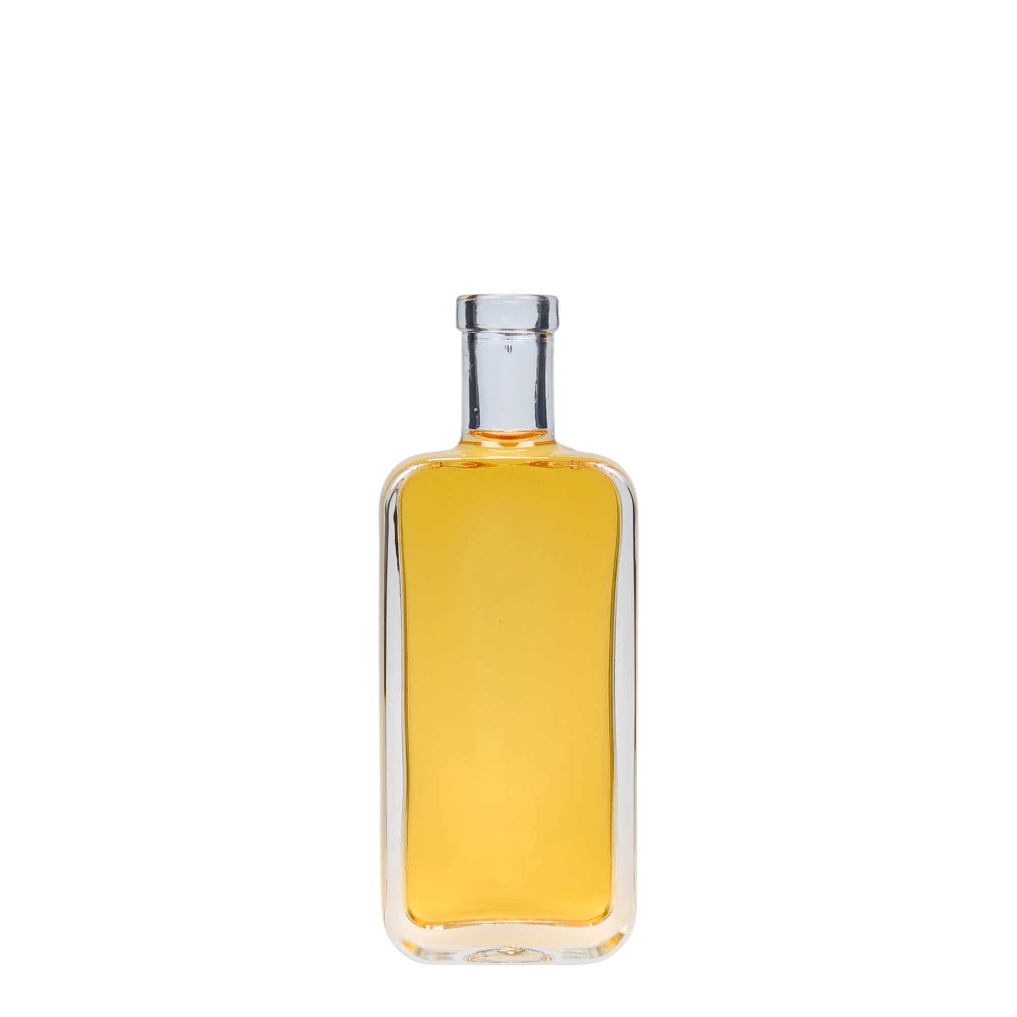 100 ml glassflaske "Nice', firkantet, åpning: Kork