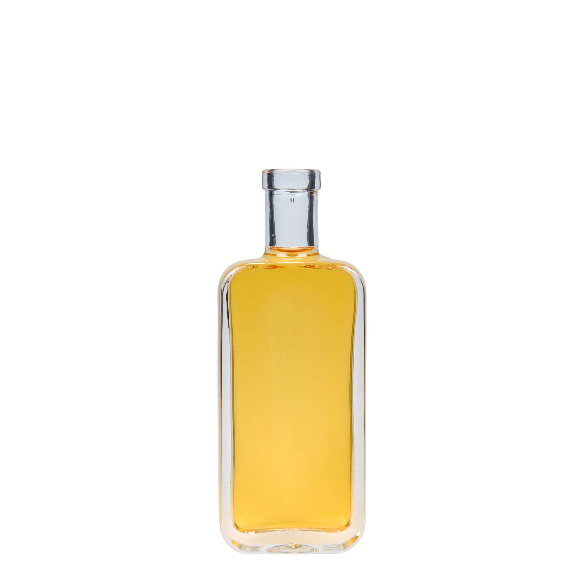 100 ml glassflaske 'Nice', rektangulær, åpning: kork