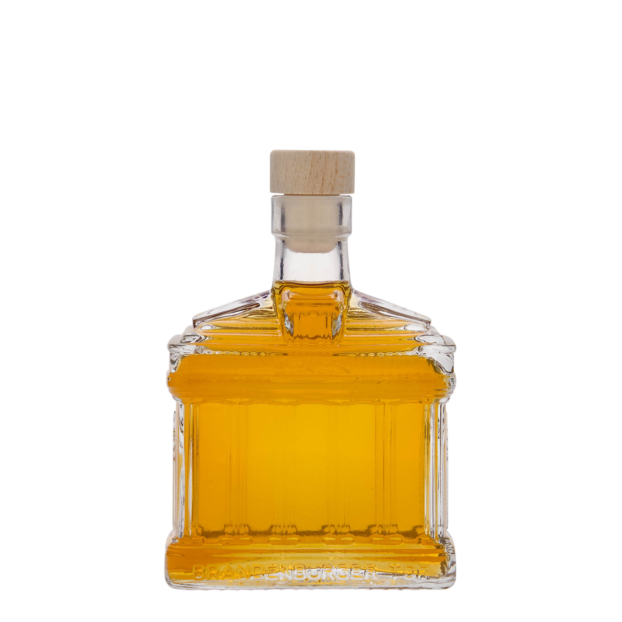 200 ml glassflaske 'Brandenburger Tor', åpning: kork