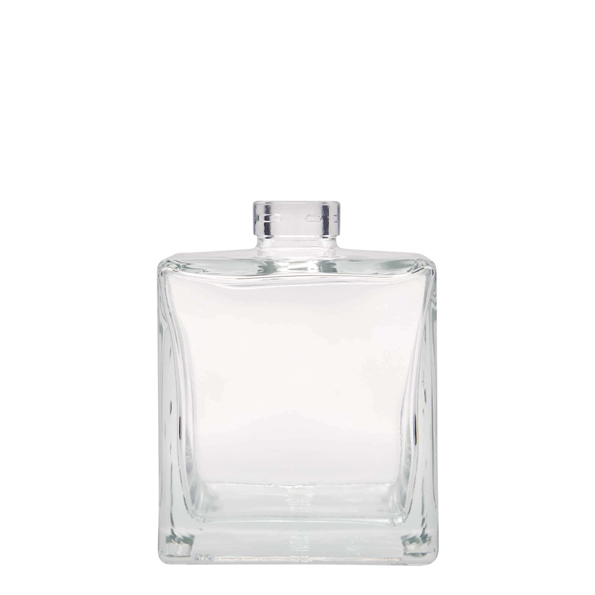 500 ml glassflaske "Cube", kvadratisk, åpning: Kork 500 ml glassflaske "Cube", kvadratisk, åpning: Kork