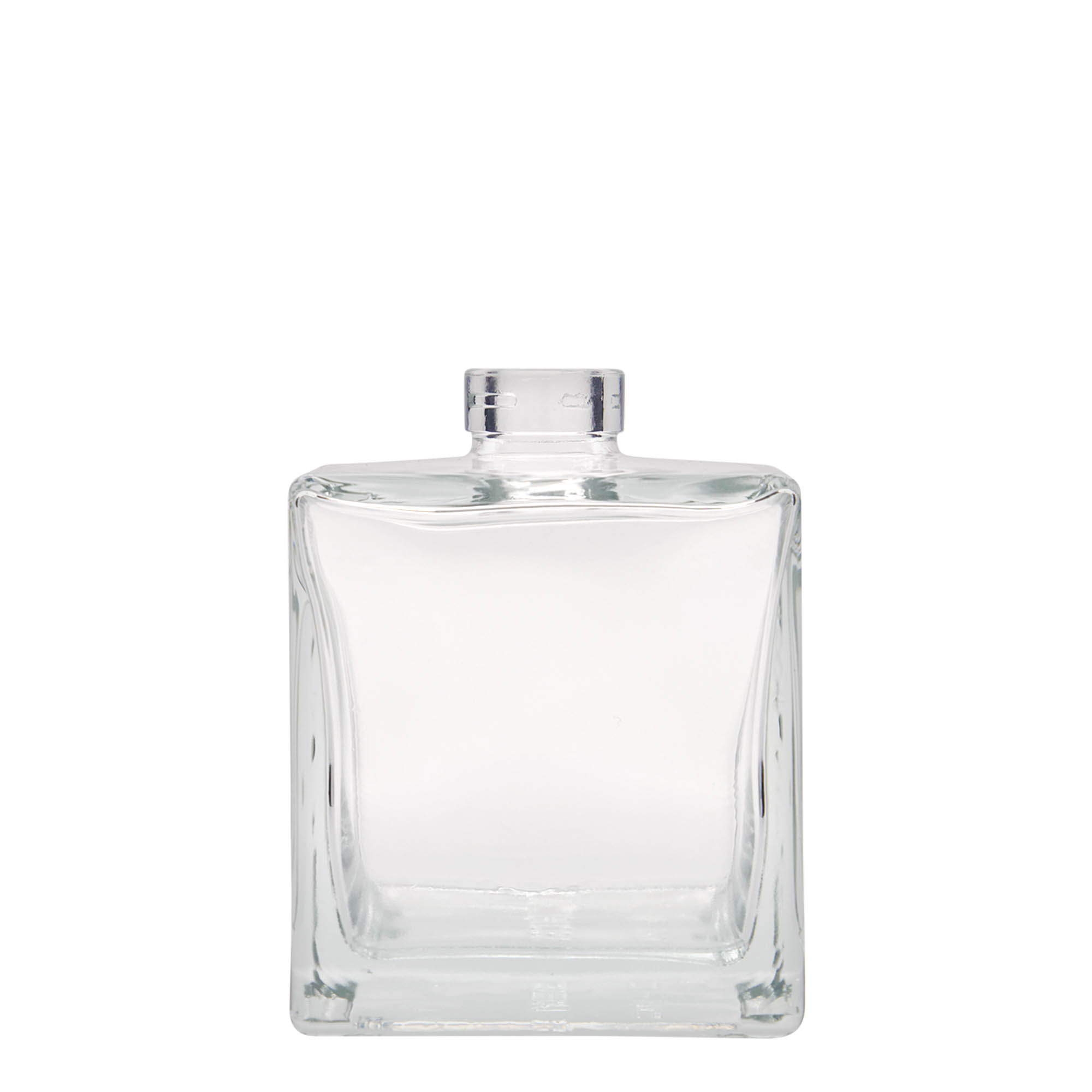 500 ml glassflaske 'Cube', firkantet, åpning: kork 500 ml glassflaske 'Cube', firkantet, åpning: kork