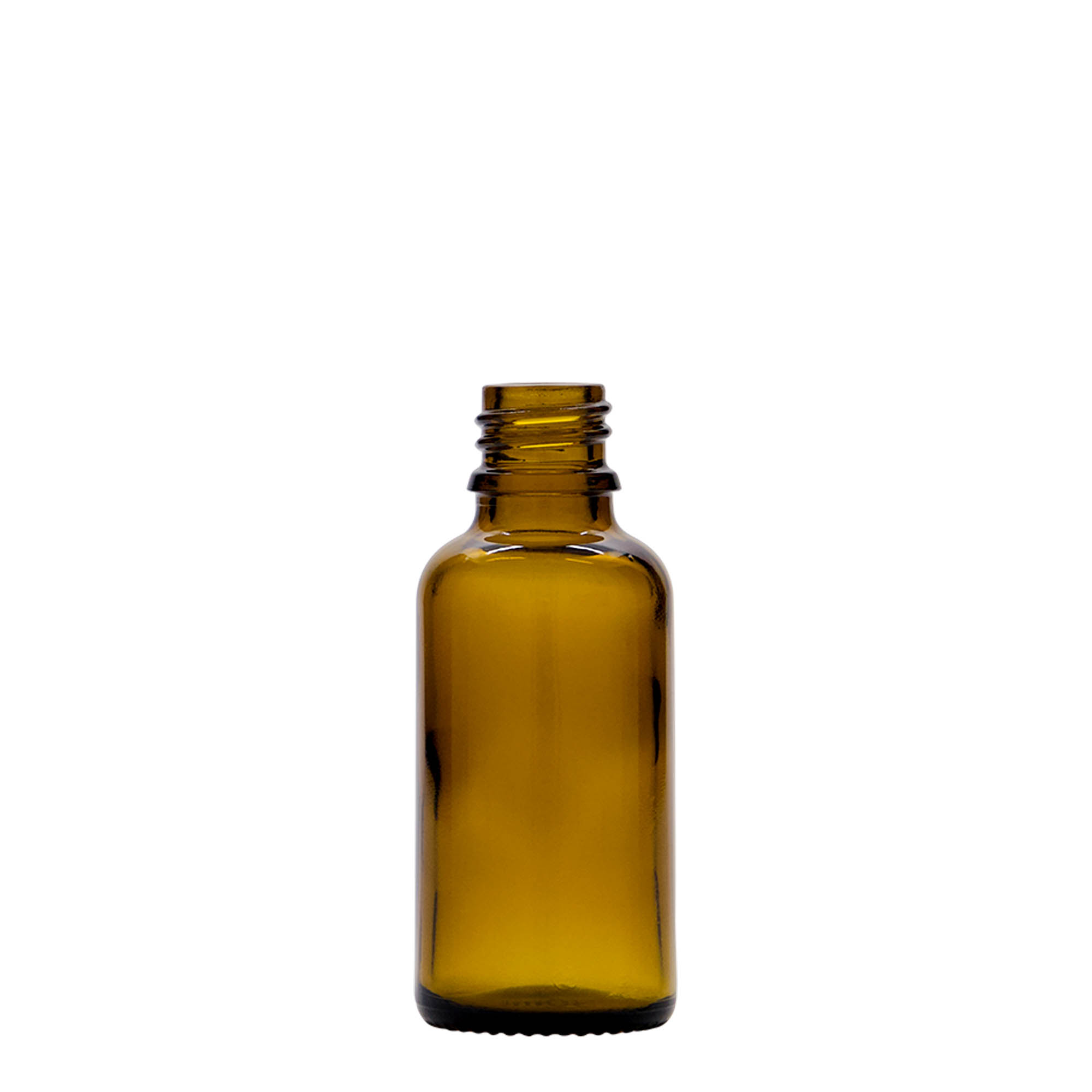30 ml pipetteflaske medisin, glass, brun, åpning: DIN 18