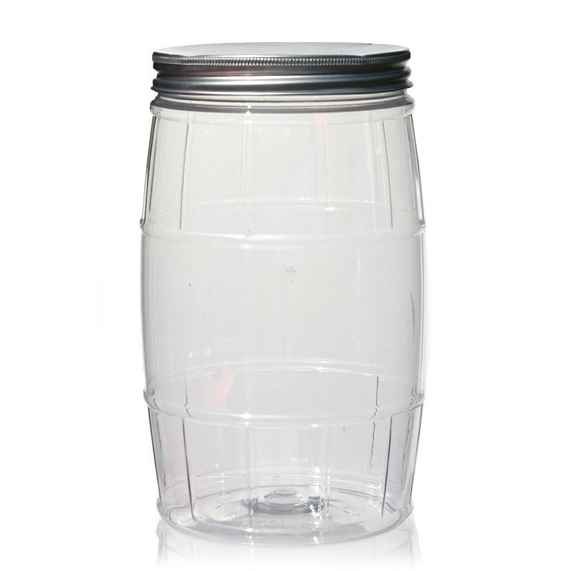 1500 ml PET-boks "Fass", plast, åpning: 100/400 1500 ml PET-boks "Fass", plast, åpning: 100/400
