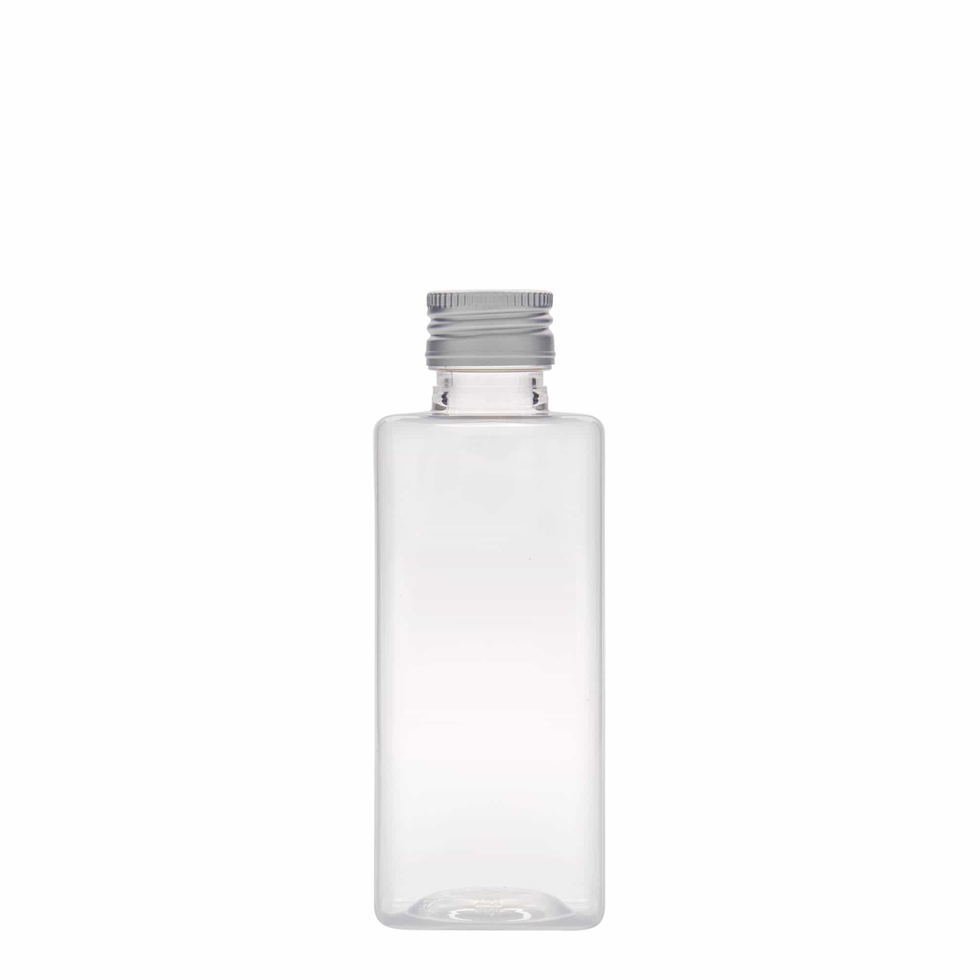 250 ml PET-flaske 'Karl', firkantet, plast, åpning: PP 28