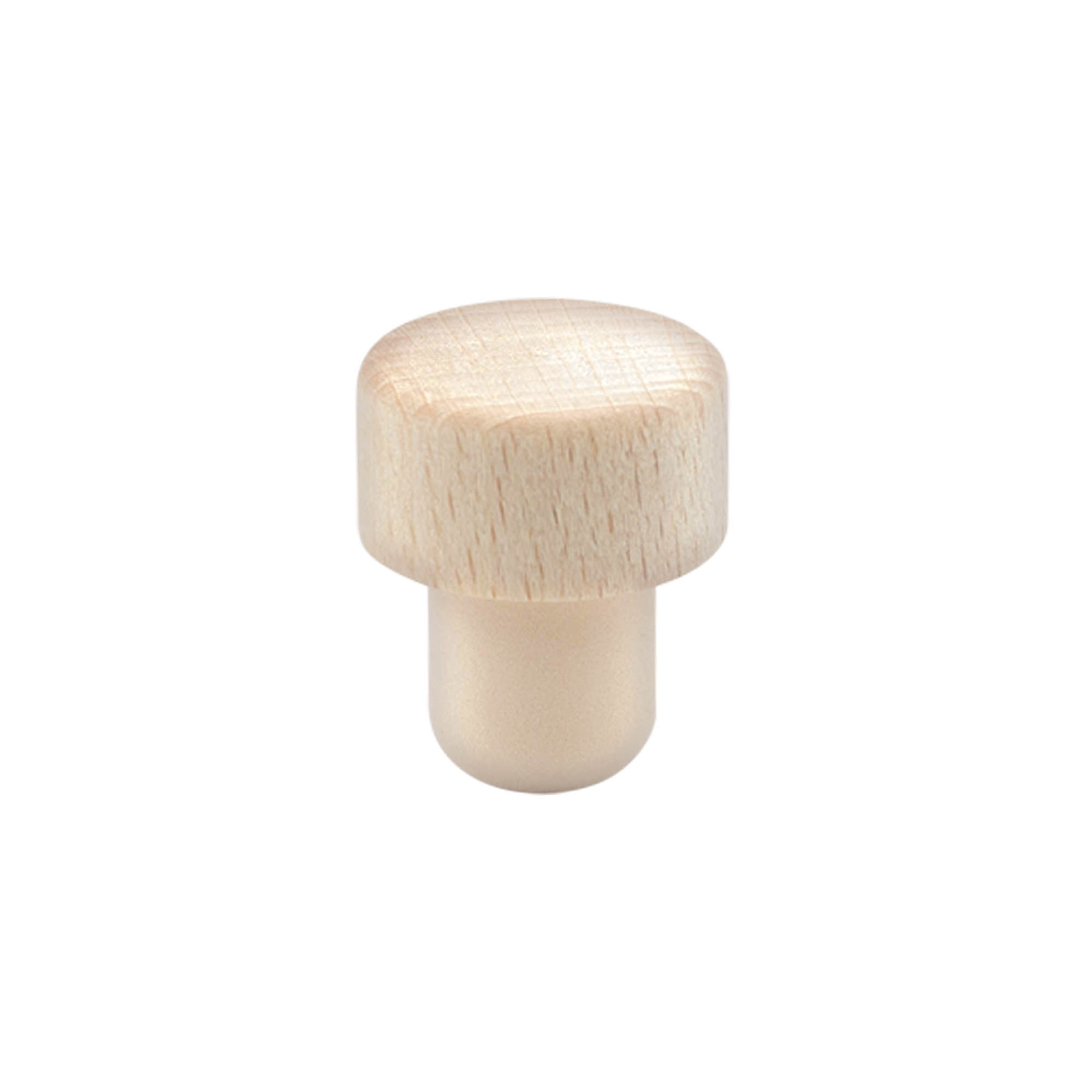 Håndtakskork 18 mm, tre/plast, for munningsåpning: kork Håndtakskork 18 mm, tre/plast, for munningsåpning: kork