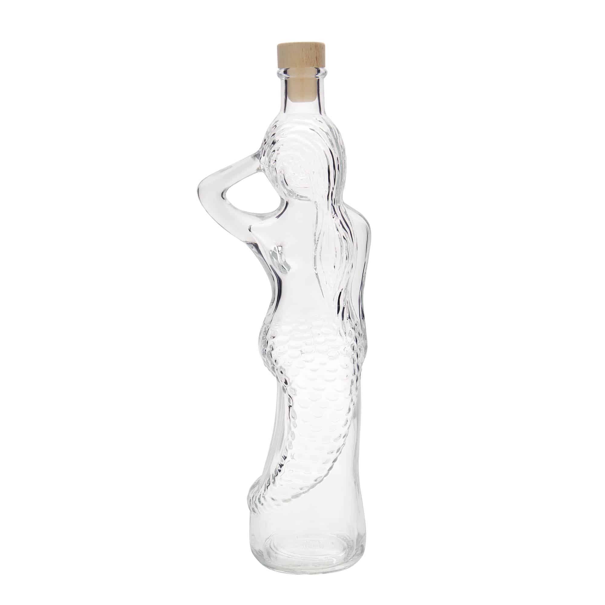 500 ml glassflaske "Havfrue", åpning: Kork
