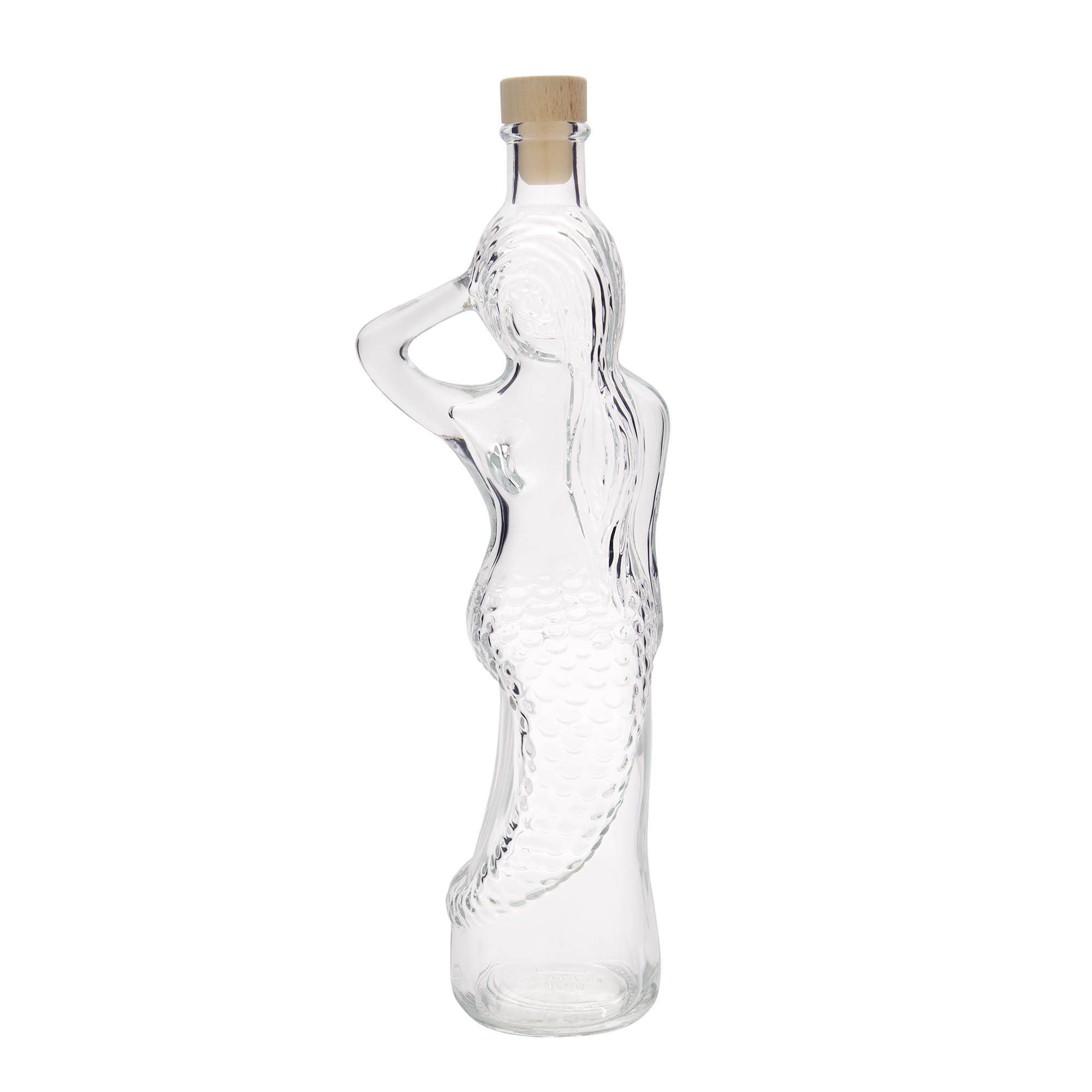 500 ml glassflaske 'Havfrue', åpning: kork