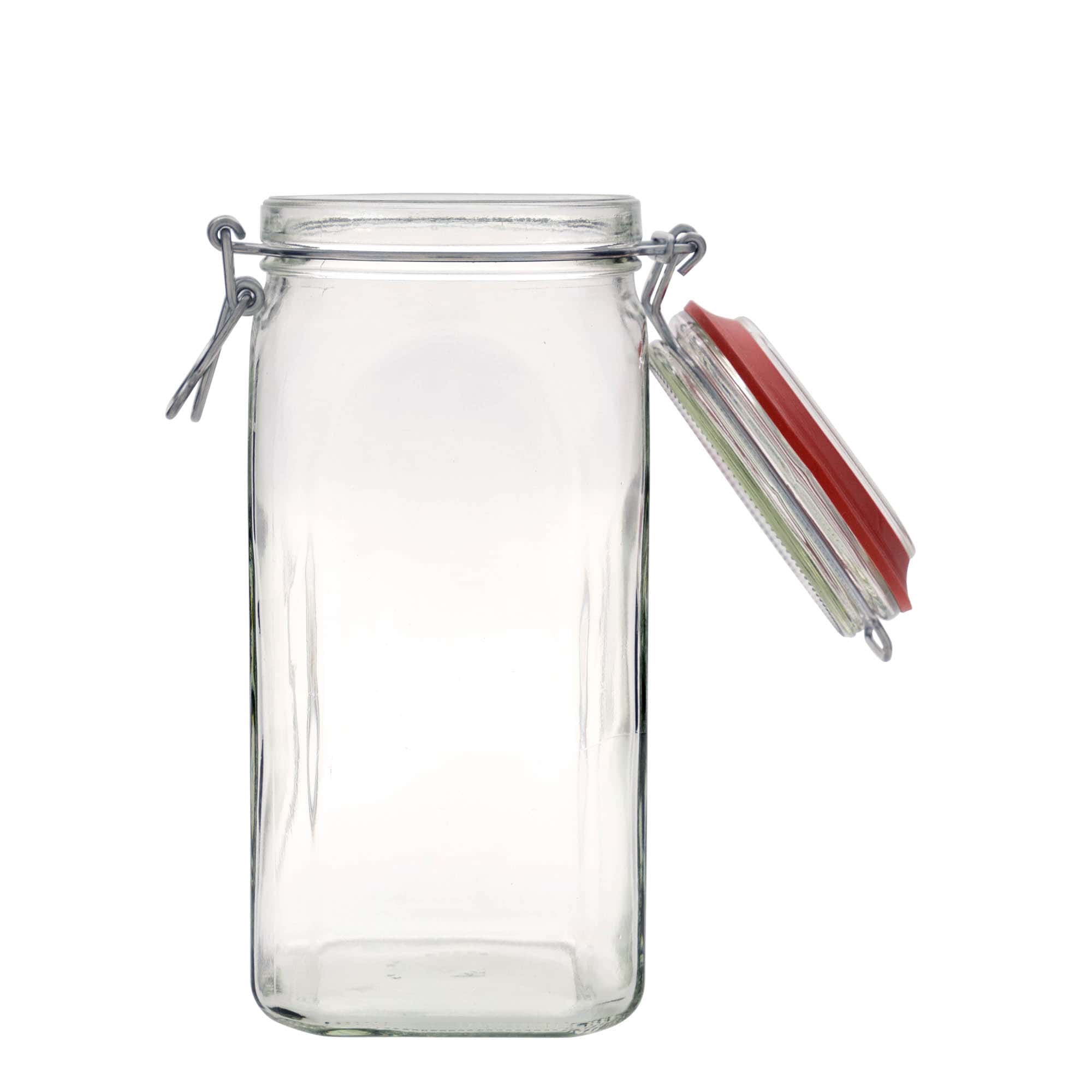 1540 ml bøyleglass, kvadratisk, åpning: Bøylelokk