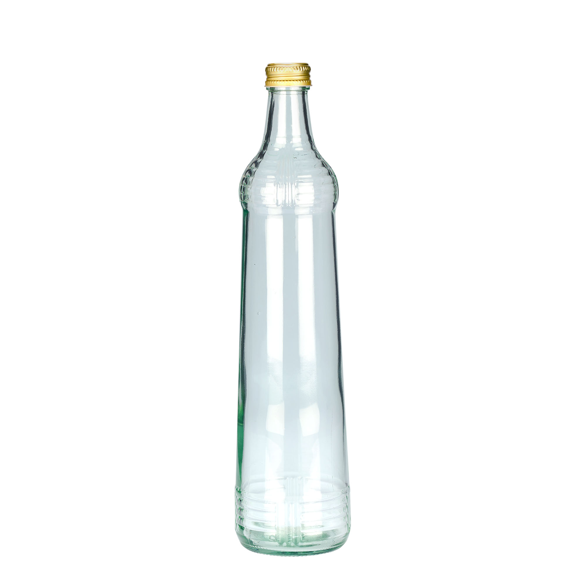 700 ml glassflaske vodka Zwiebelturm, åpning: PP 28