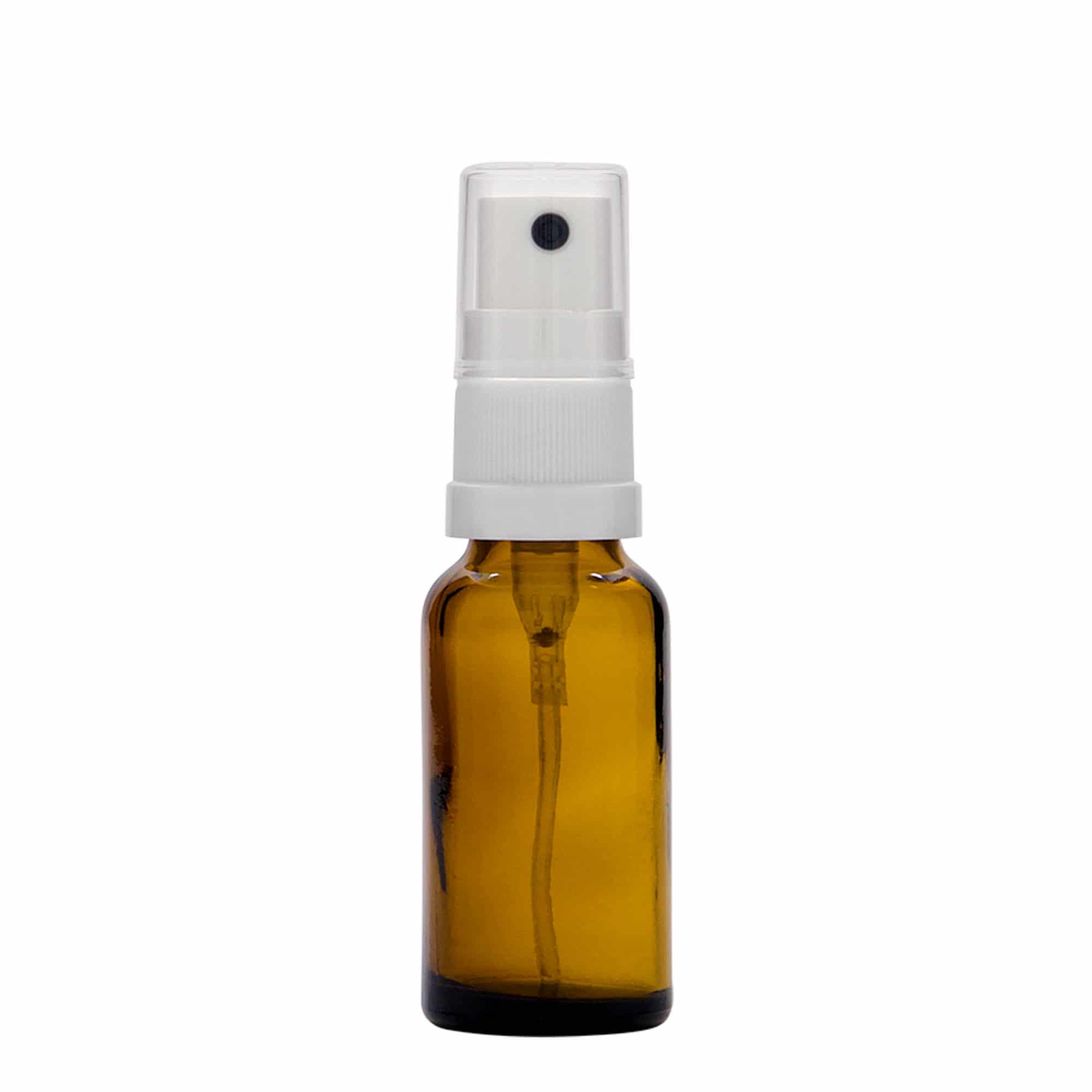 20 ml sprayflaske medisin, glass, brun, åpning: DIN 18 20 ml sprayflaske medisin, glass, brun, åpning: DIN 18