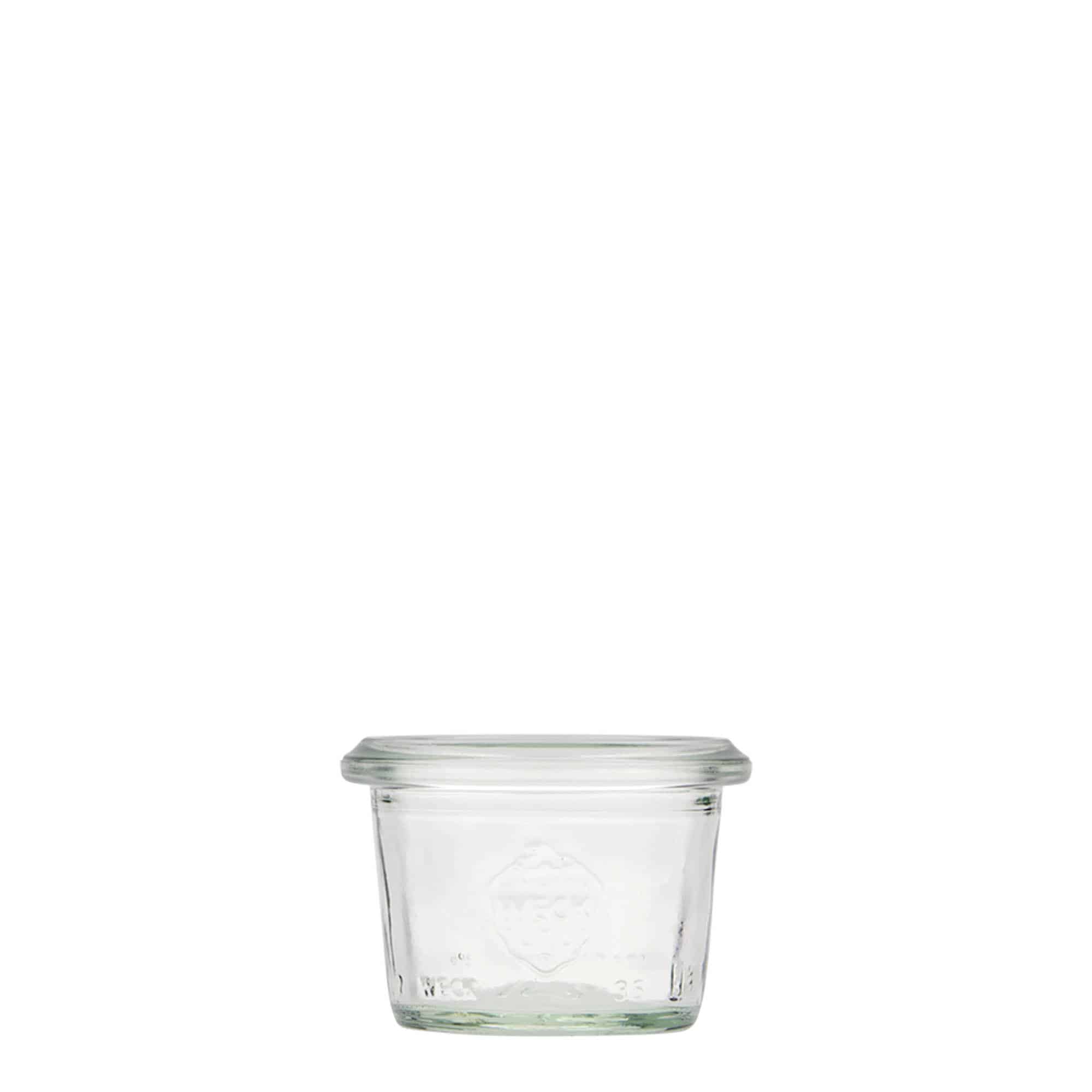 35 ml WECK-glasskrukke, åpning: rund kant