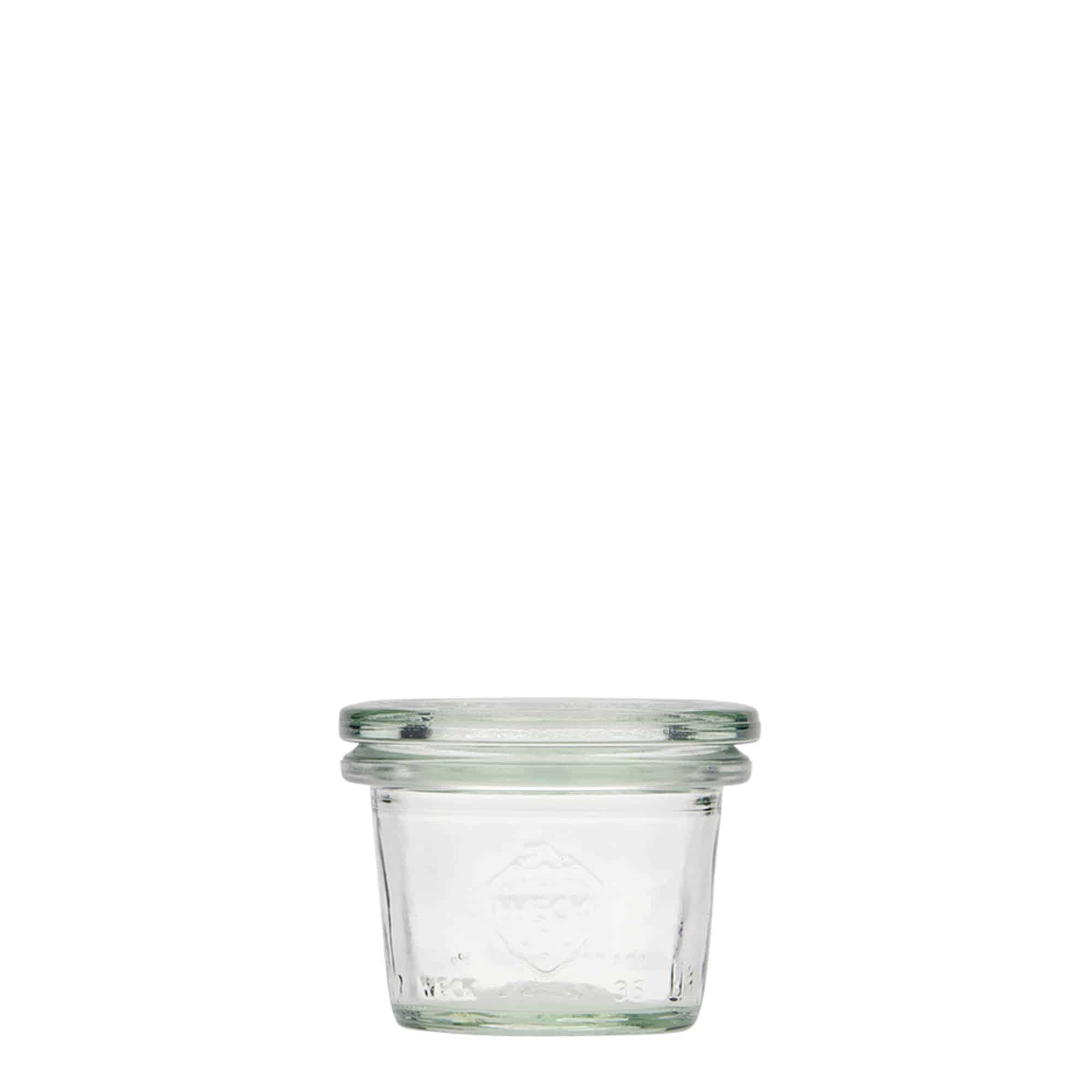 35 ml WECK-sturzglass, åpning: rundkant