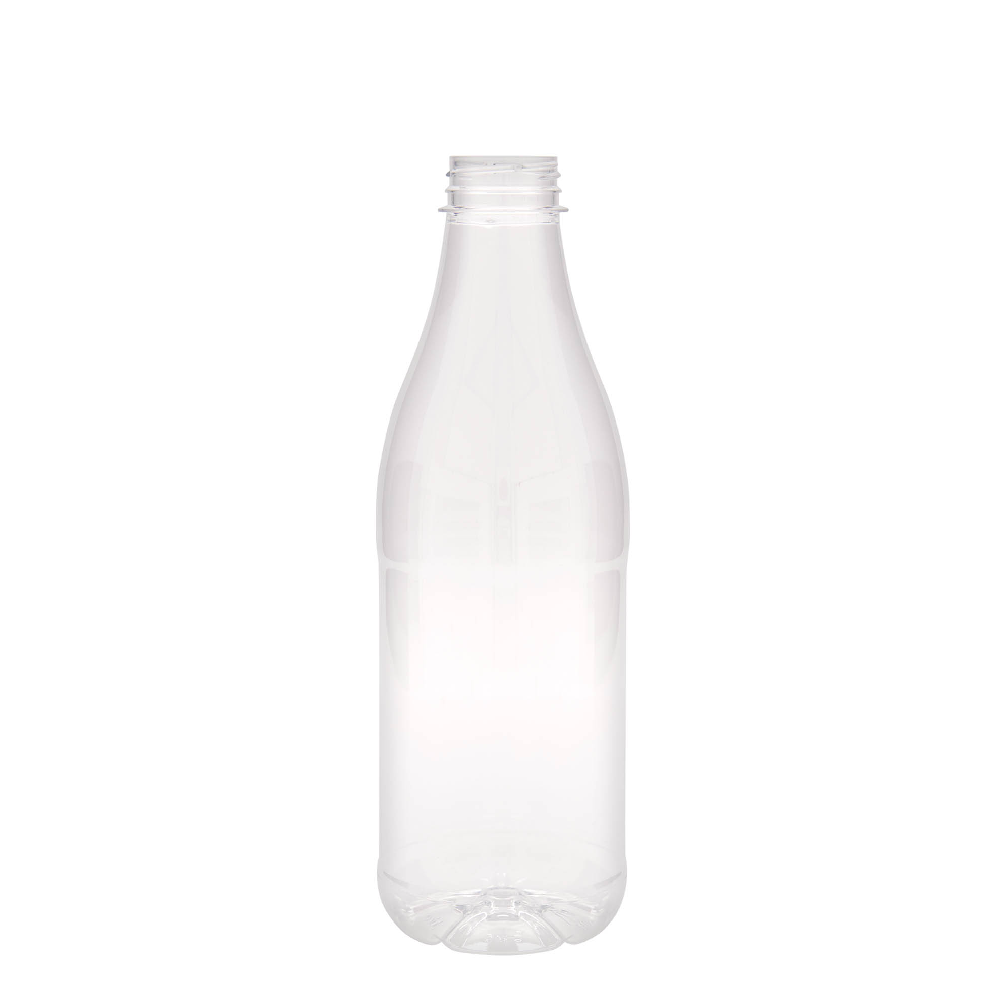 1.000 ml PET-flaske 'Melk og Juice', plast, åpning: 38 mm 1.000 ml PET-flaske 'Melk og Juice', plast, åpning: 38 mm
